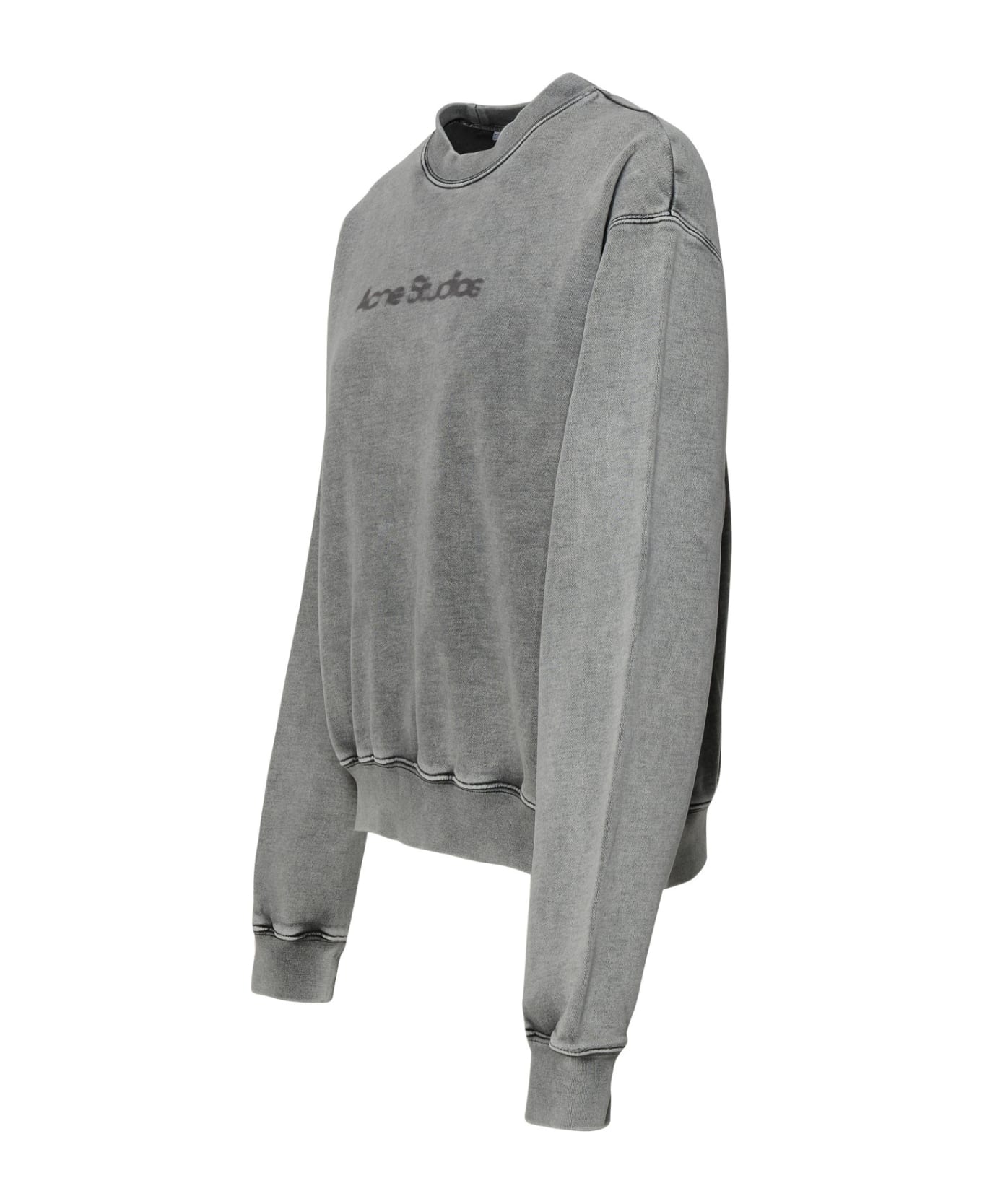 Acne Studios Gray Cotton Sweatshirt - FADED GREY