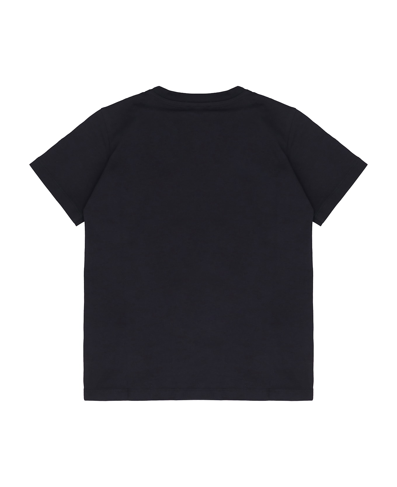 Moncler Cotton Crew-neck T-shirt - blue