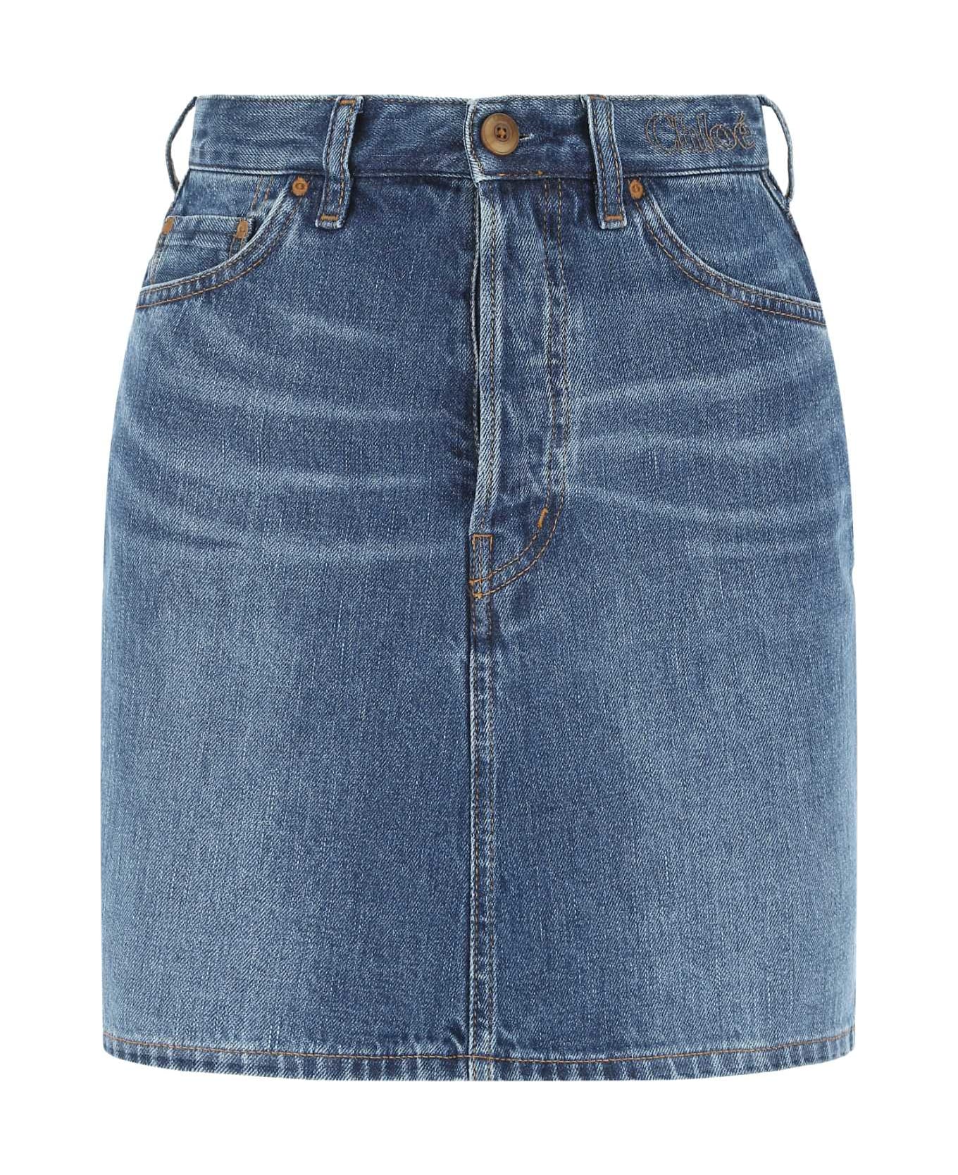 Chloé Denim Mini Skirt - 45D