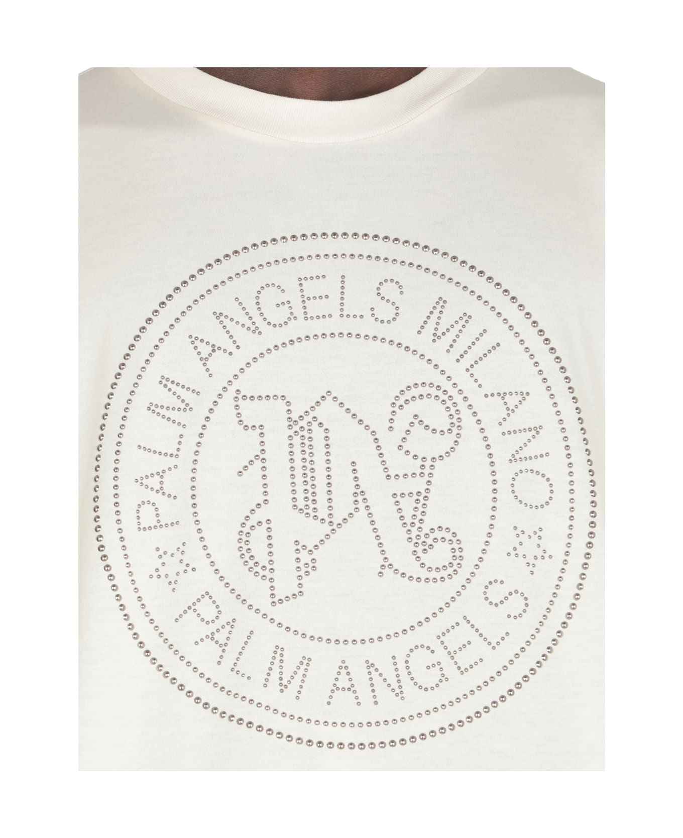 Palm Angels Milano Stud Loose T-shirt - Ivory