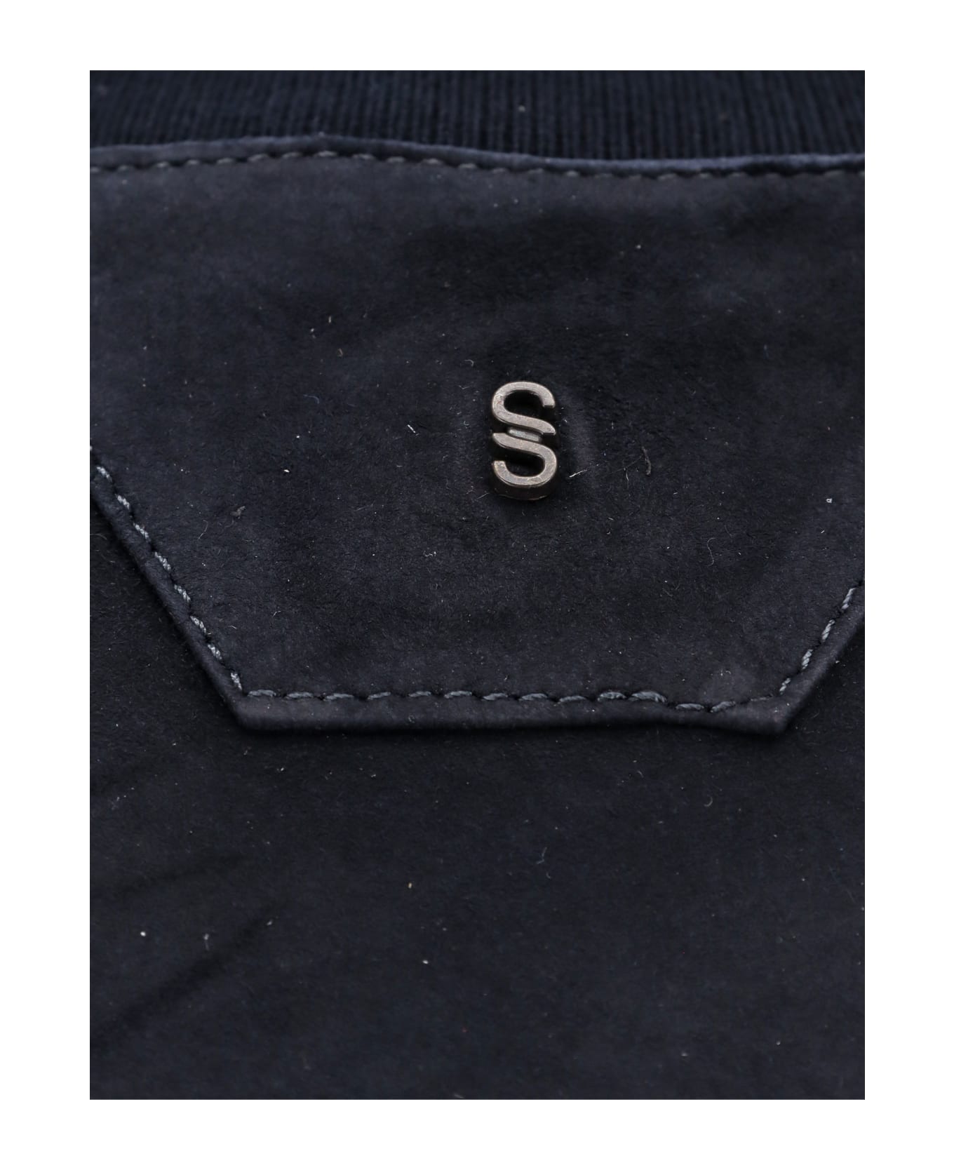 Salvatore stitching Santoro Jacket - BLUE