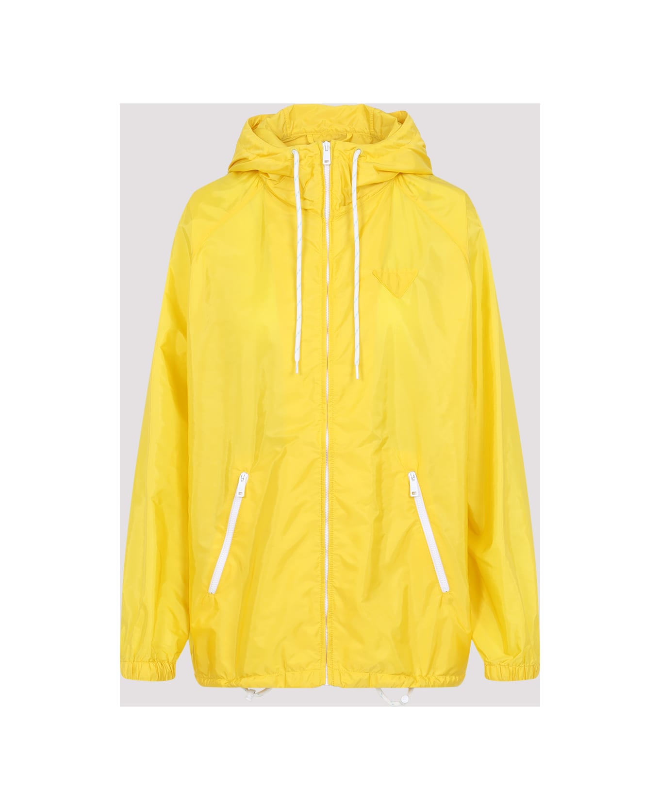 Prada Yellow Re-nylon Windbreaker - CEDRO