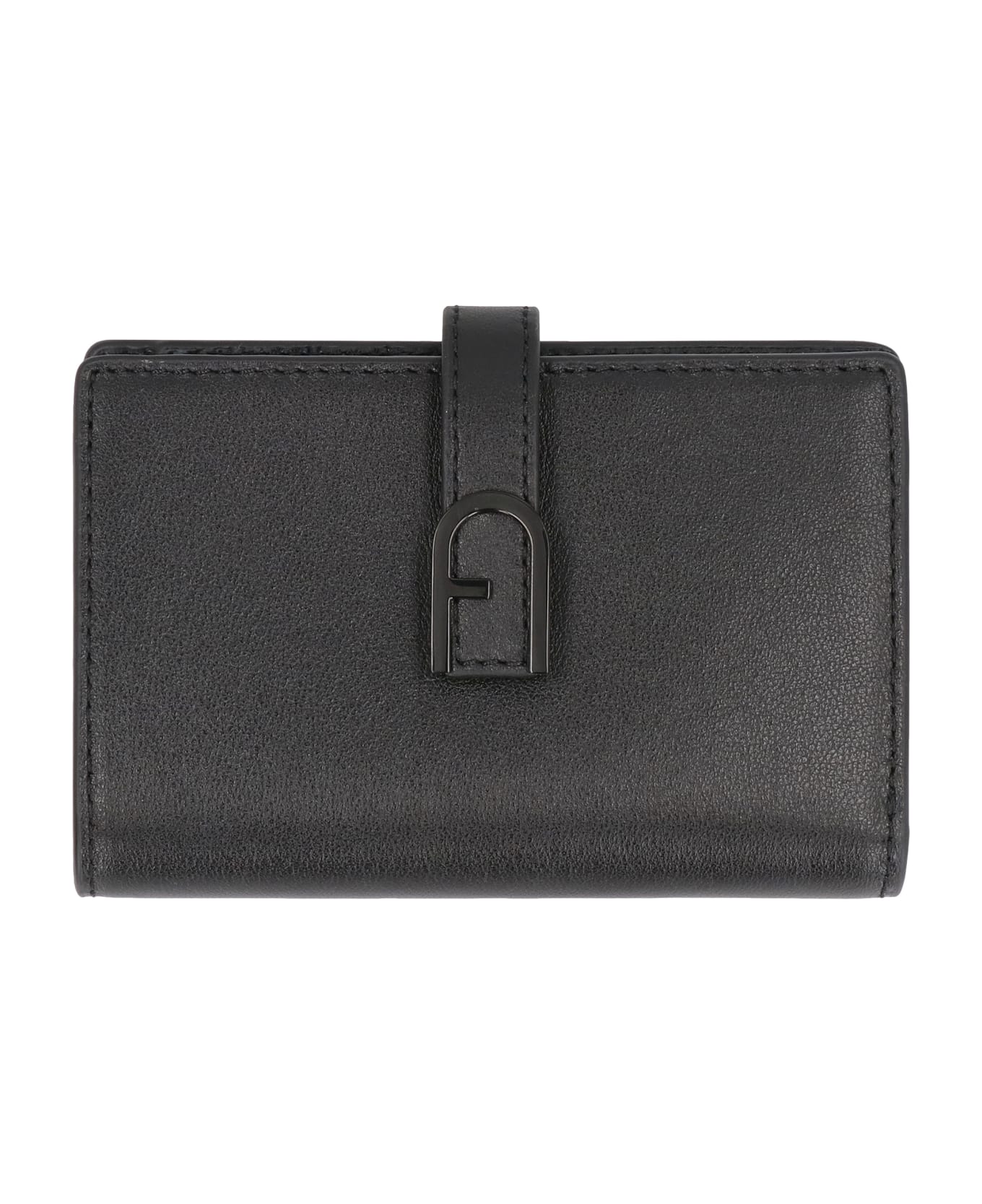 Furla Flow Leather Wallet - black