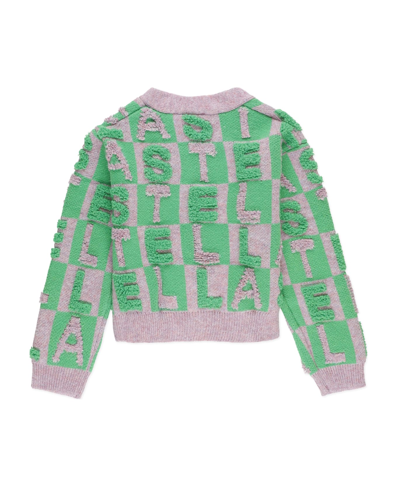 Stella McCartney Cardigan With Logo - Purple