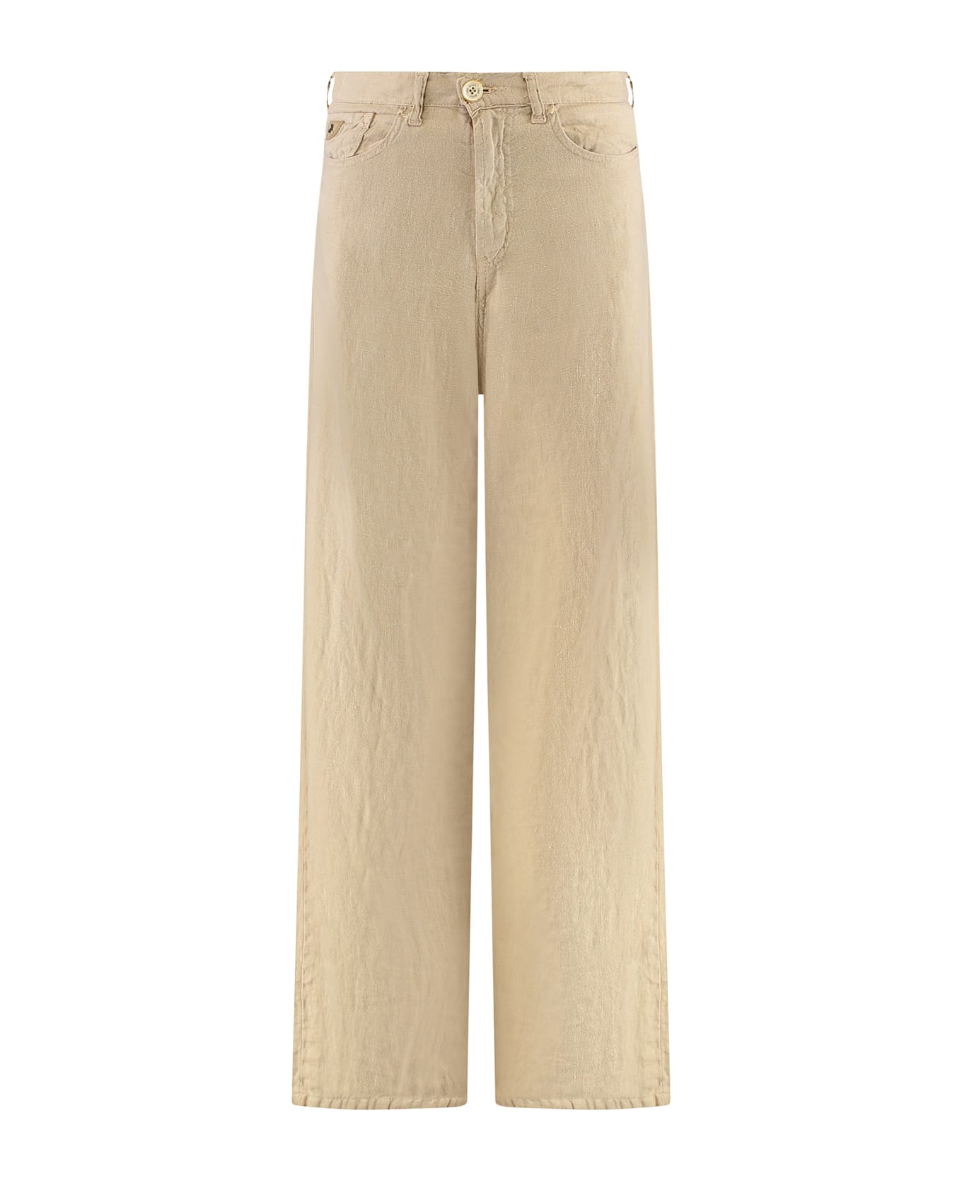 Lois Marlene Linen Trousers - Beige