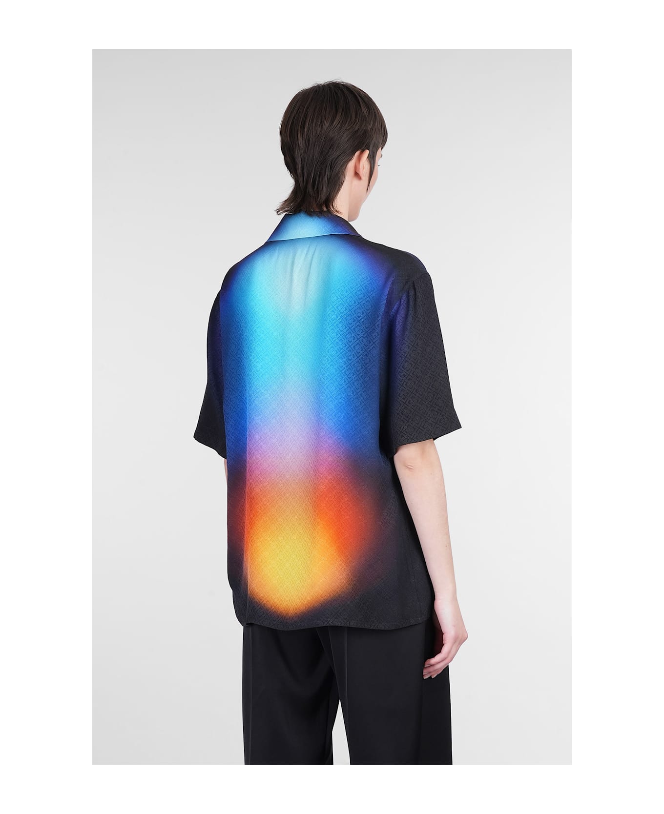 Casablanca Shirt In Multicolor Silk - multicolor