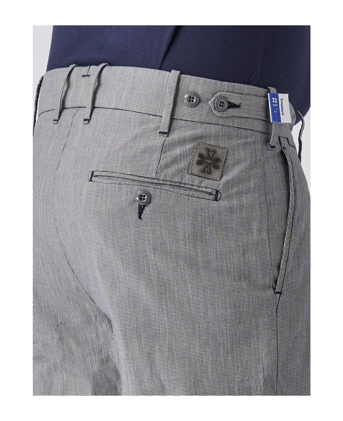 Jacob Cohen Pantalone Crop/slim Trousers - GRIGIO-BLU ボトムス
