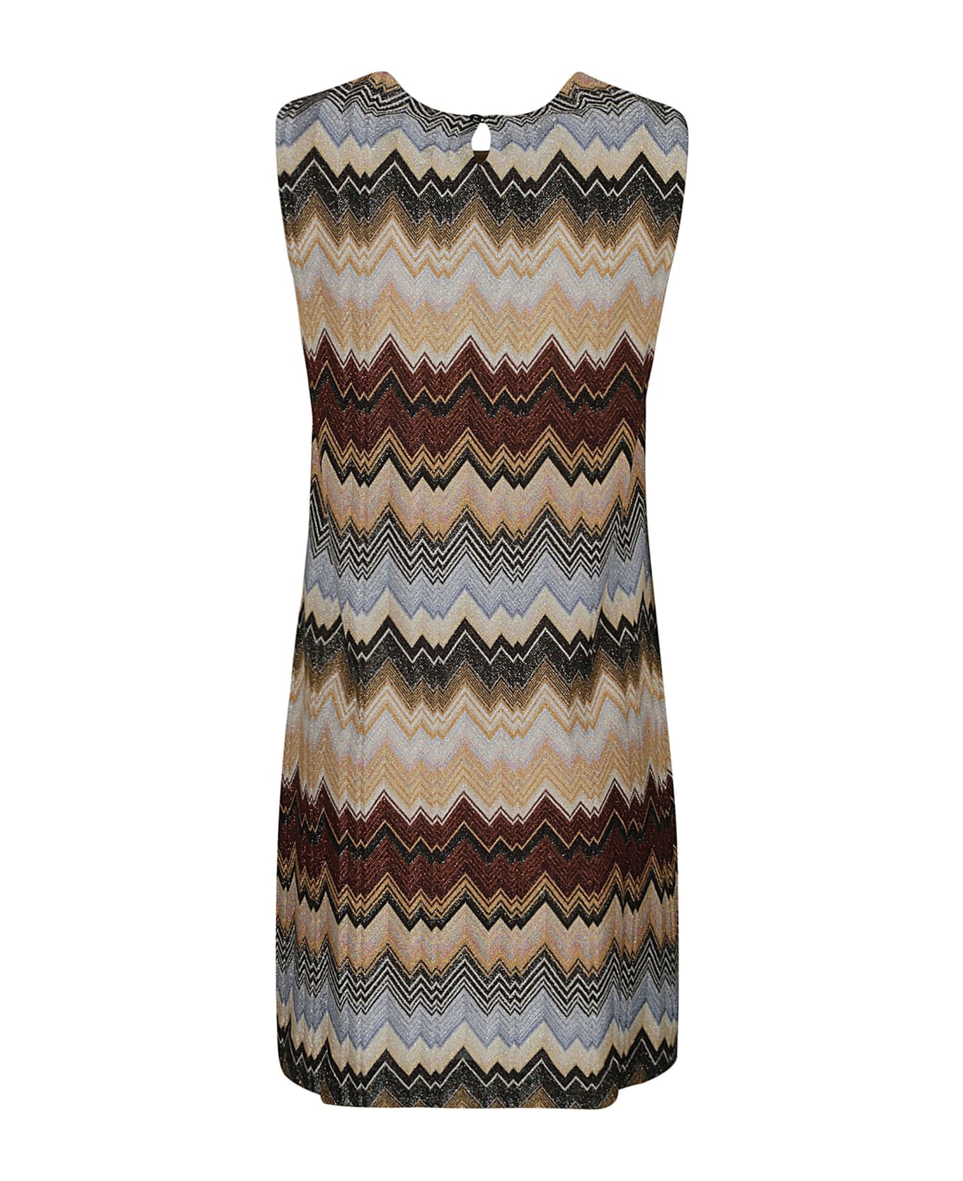 Missoni Zig-zag Pattern Sleeveless Dress - Multicolor ワンピース＆ドレス