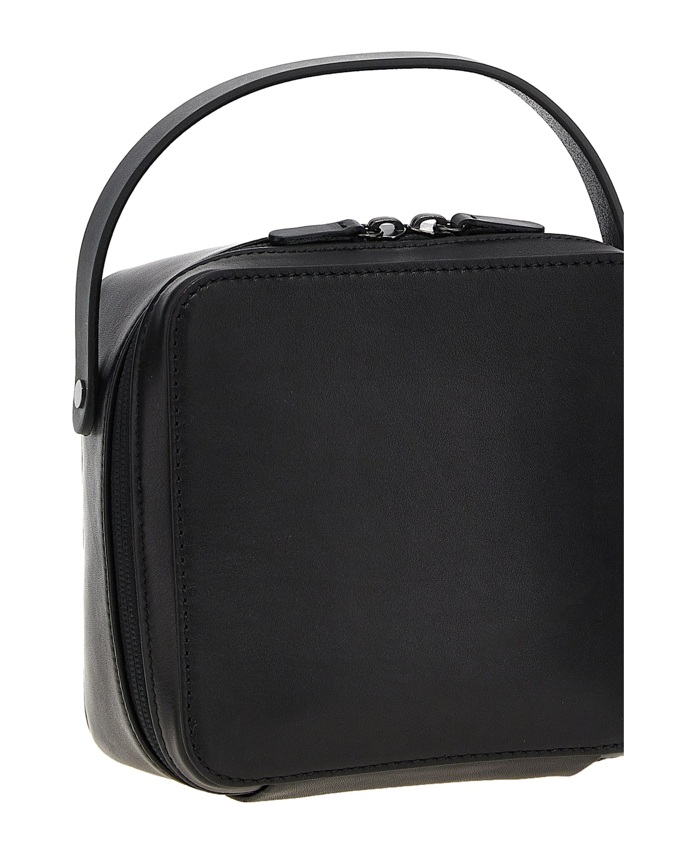 Auralee 
leather Small Travel Case
 Handbag - Black  