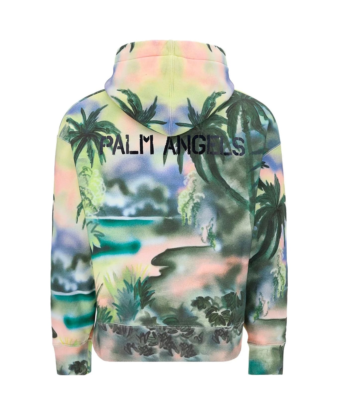 Palm Angels Hooded Sweatshirt - Green フリース