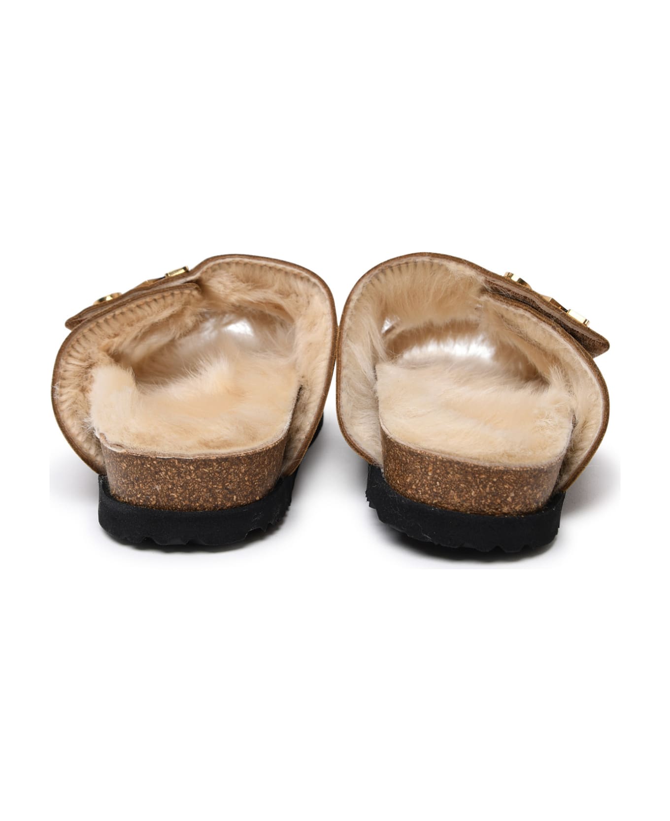 Palm Angels Suede Slippers - Brown