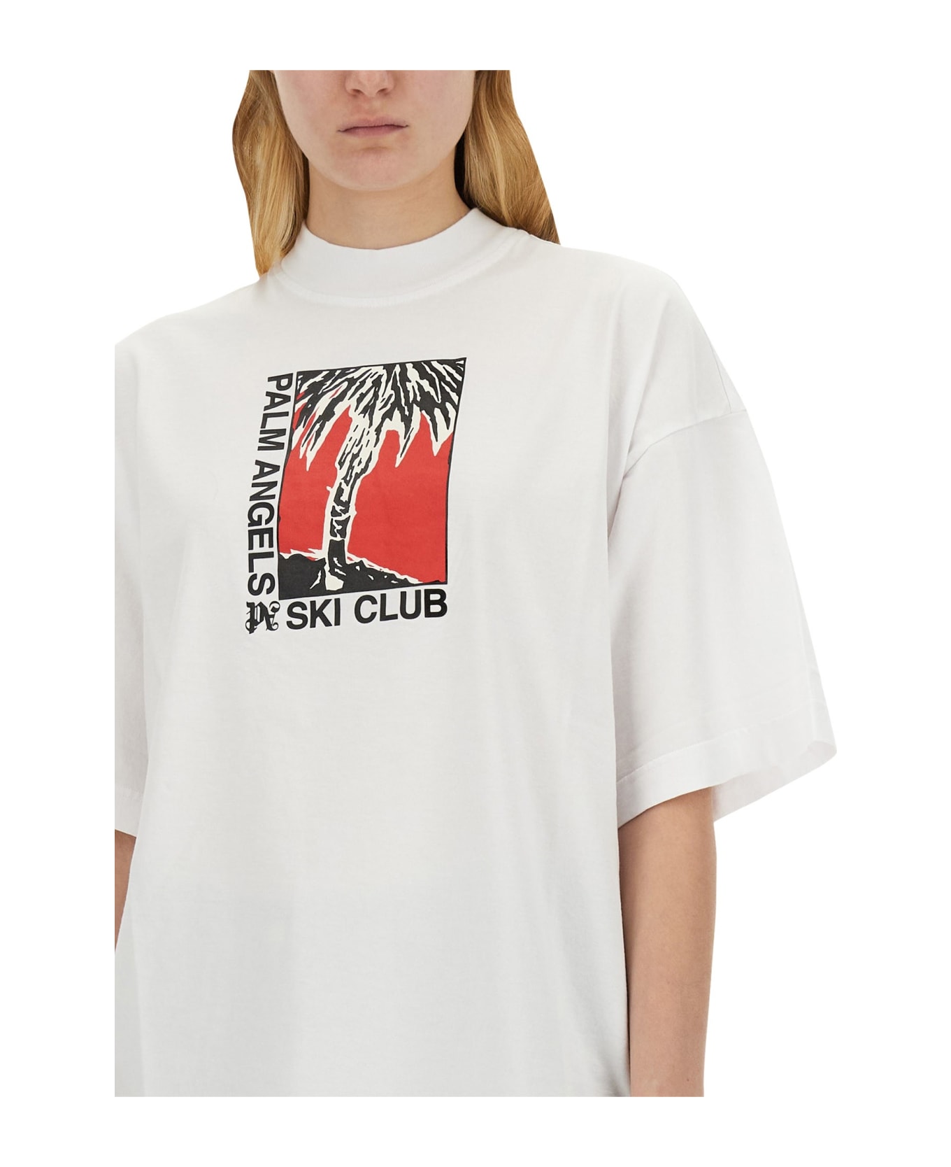 Palm Angels Palm Ski Club T-shirt - White Tシャツ