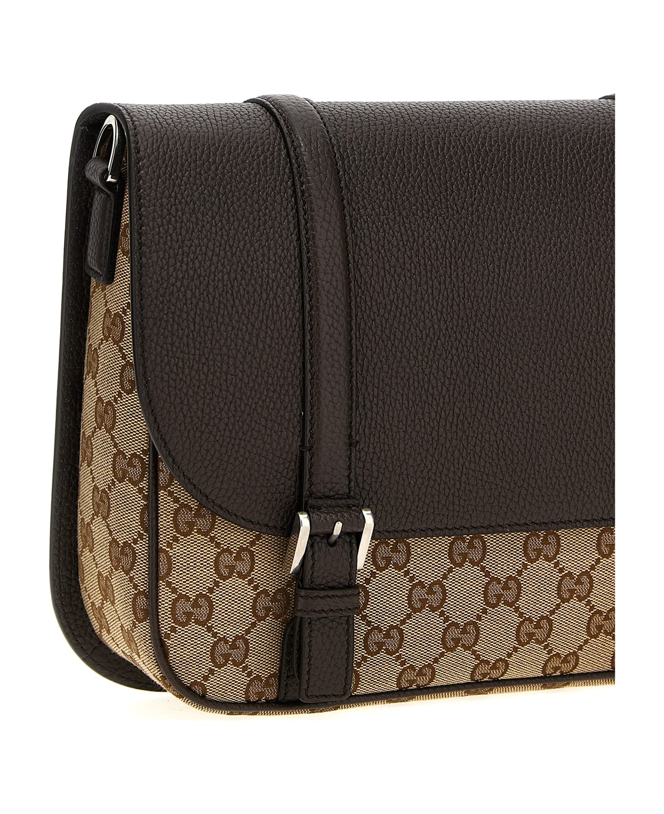 Gucci 'gg' Crossbody Bag - Brown