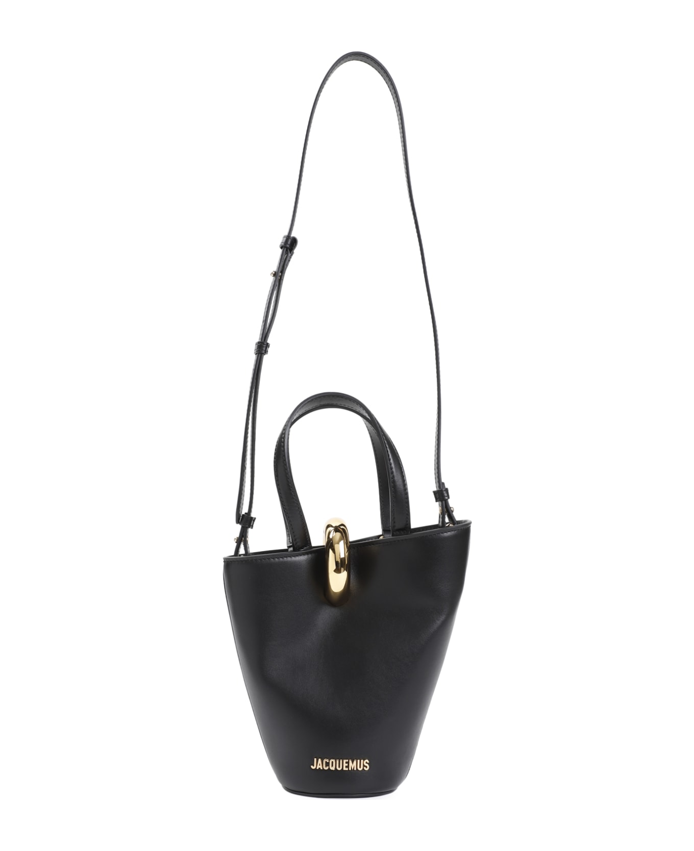 Jacquemus Le Petit Bambola Leather Bag - Black