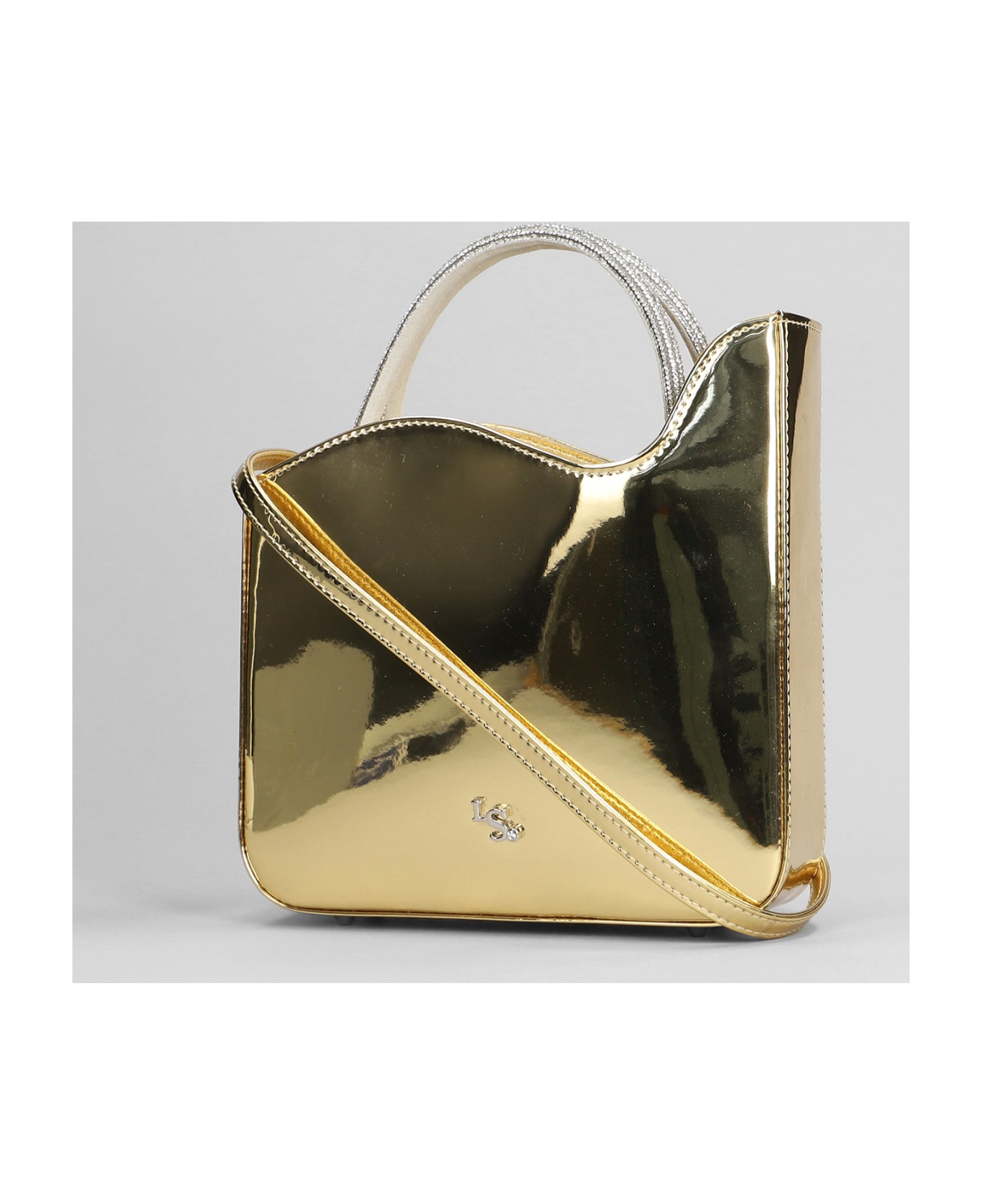 Le Silla Ivy Shoulder Bag In Gold Leather - gold