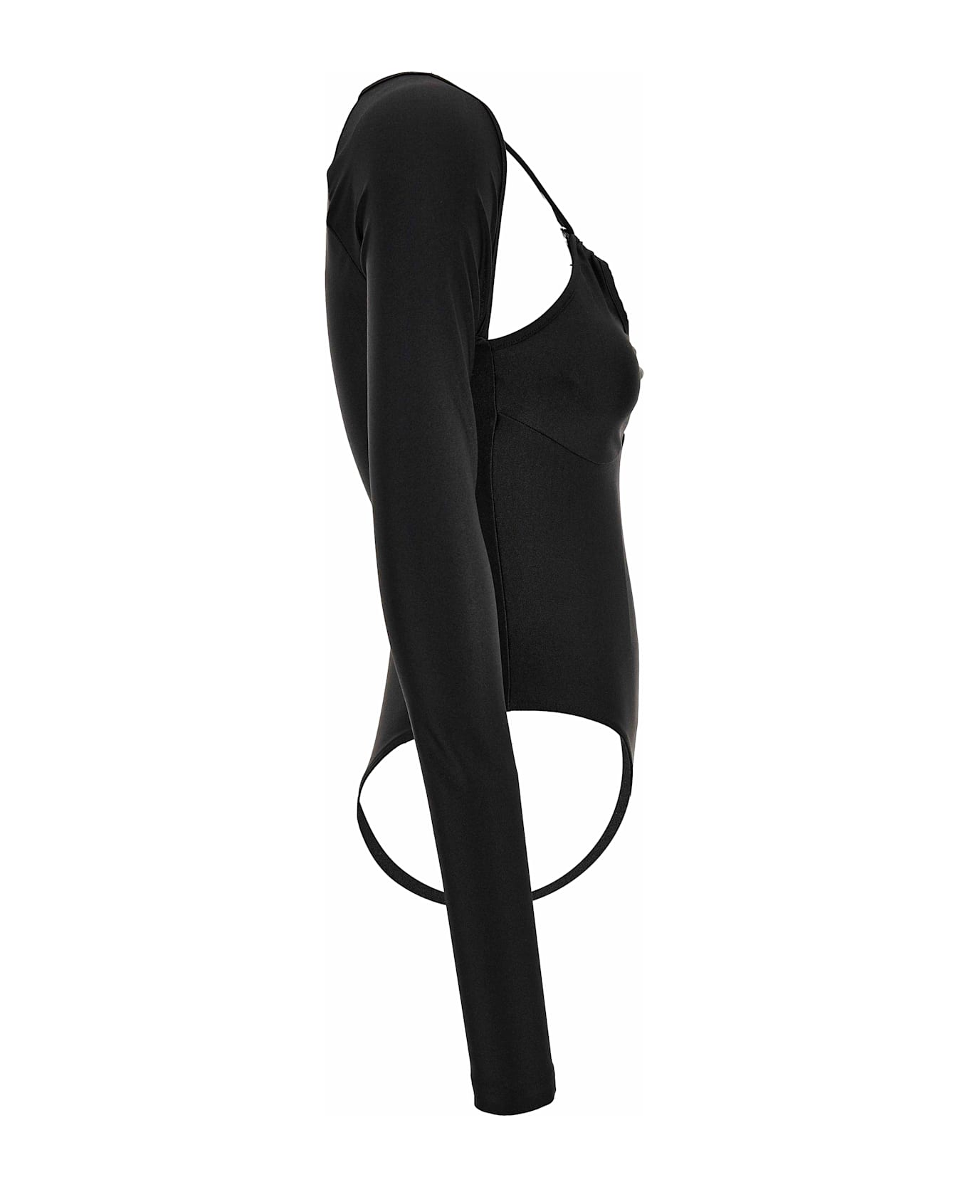 Versace Jeans Couture Body With Long Sleeves - Black