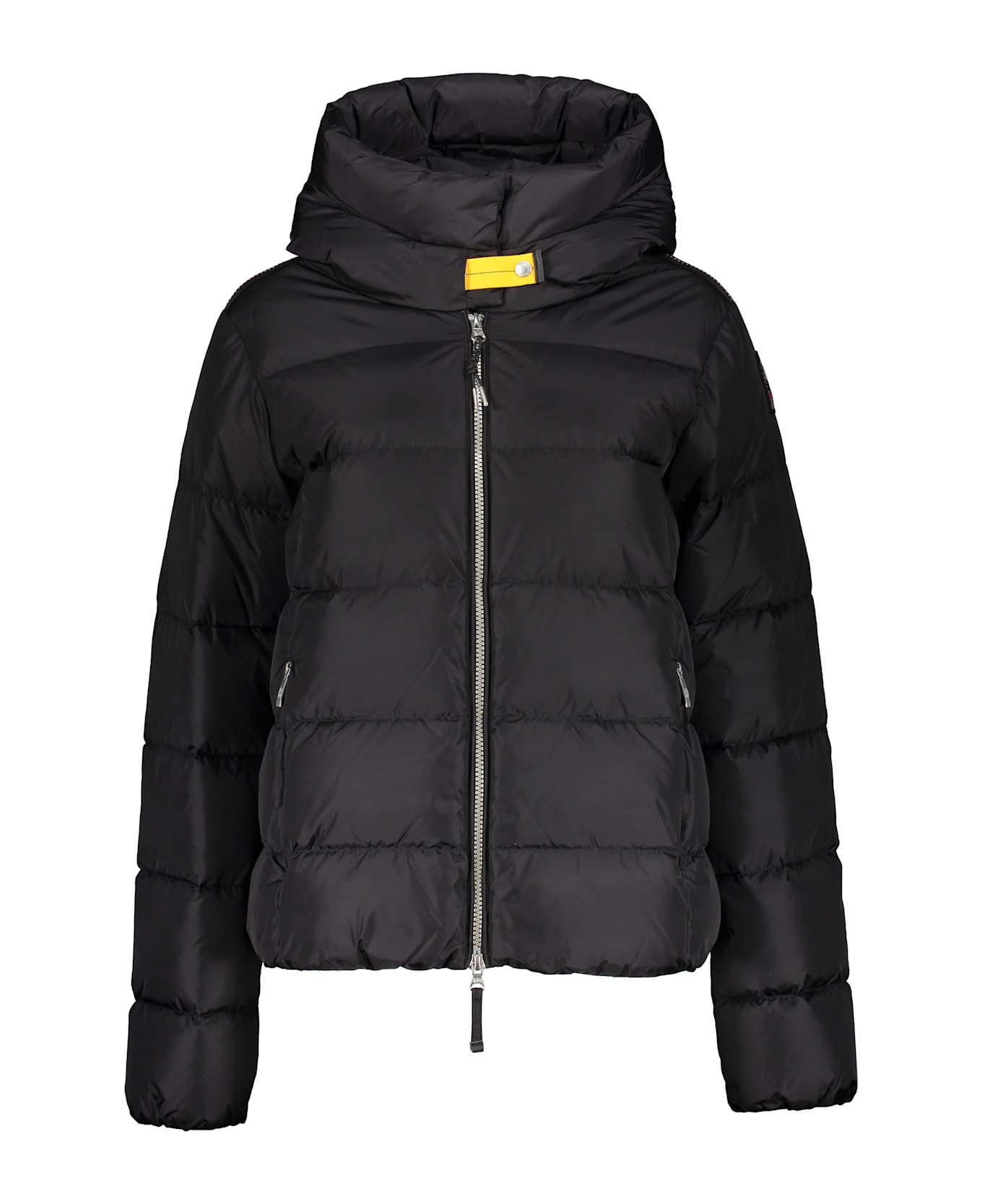 Parajumpers Black Padded Jacket With Hood - black
