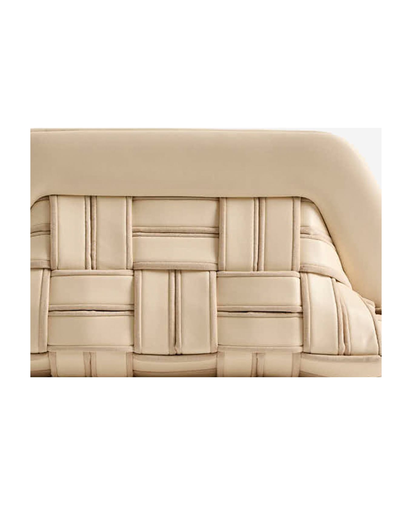THEMOIRè Bios Trim Vegan Fabric Bag - Ivory