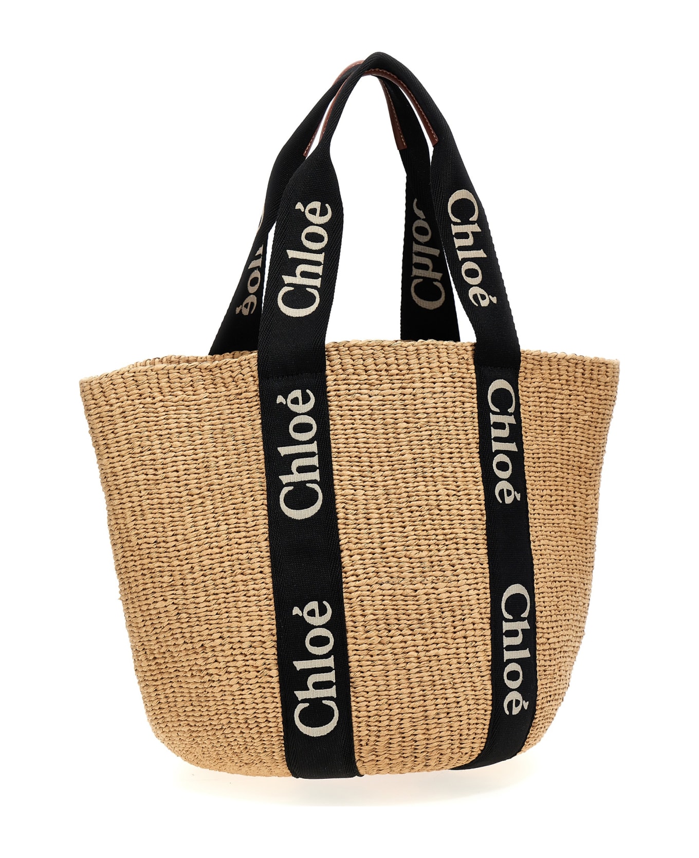 Chloé 
woody
 Large Shopping Bag - Black  