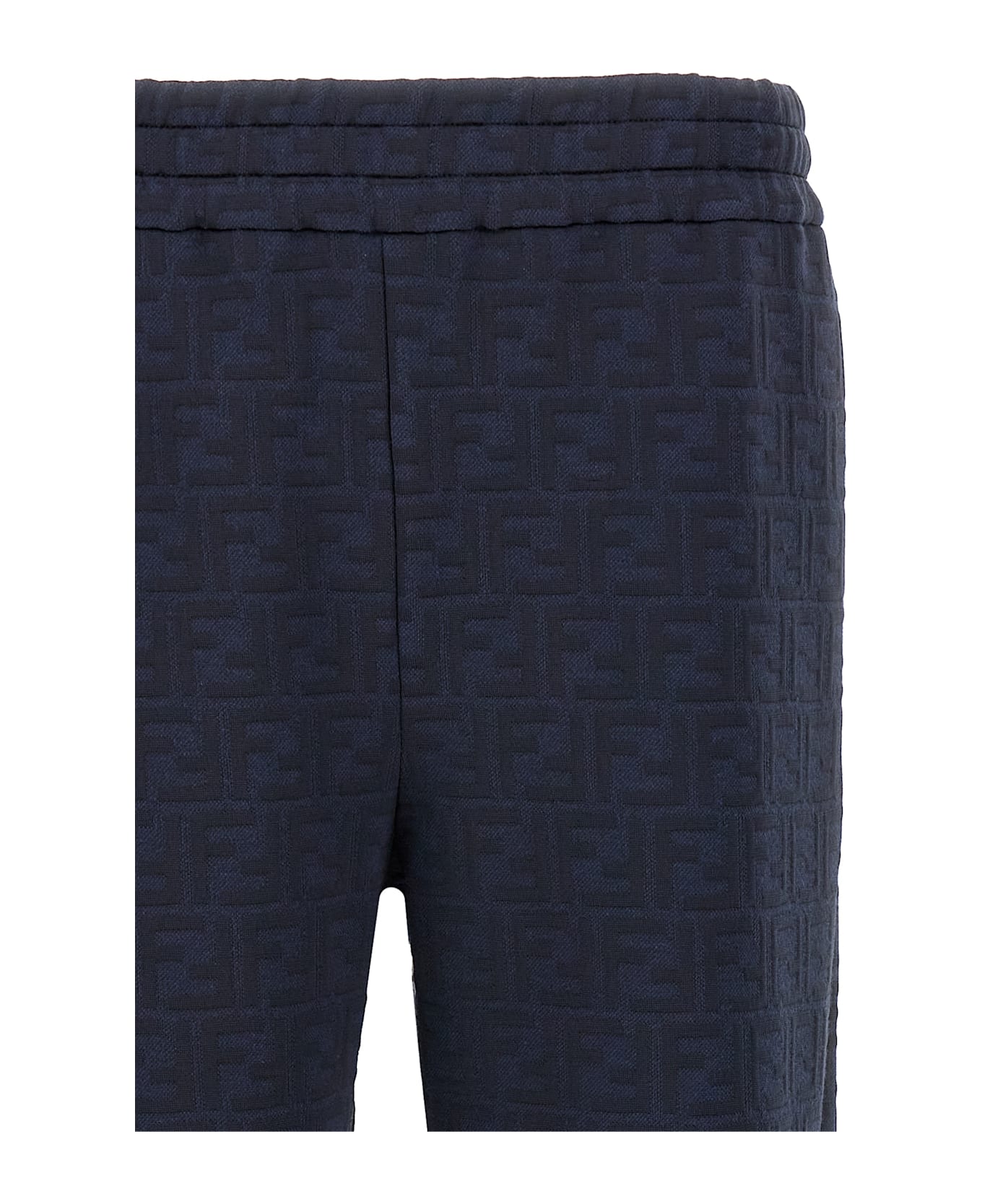 Fendi Ff Monogram Joggers - Blue