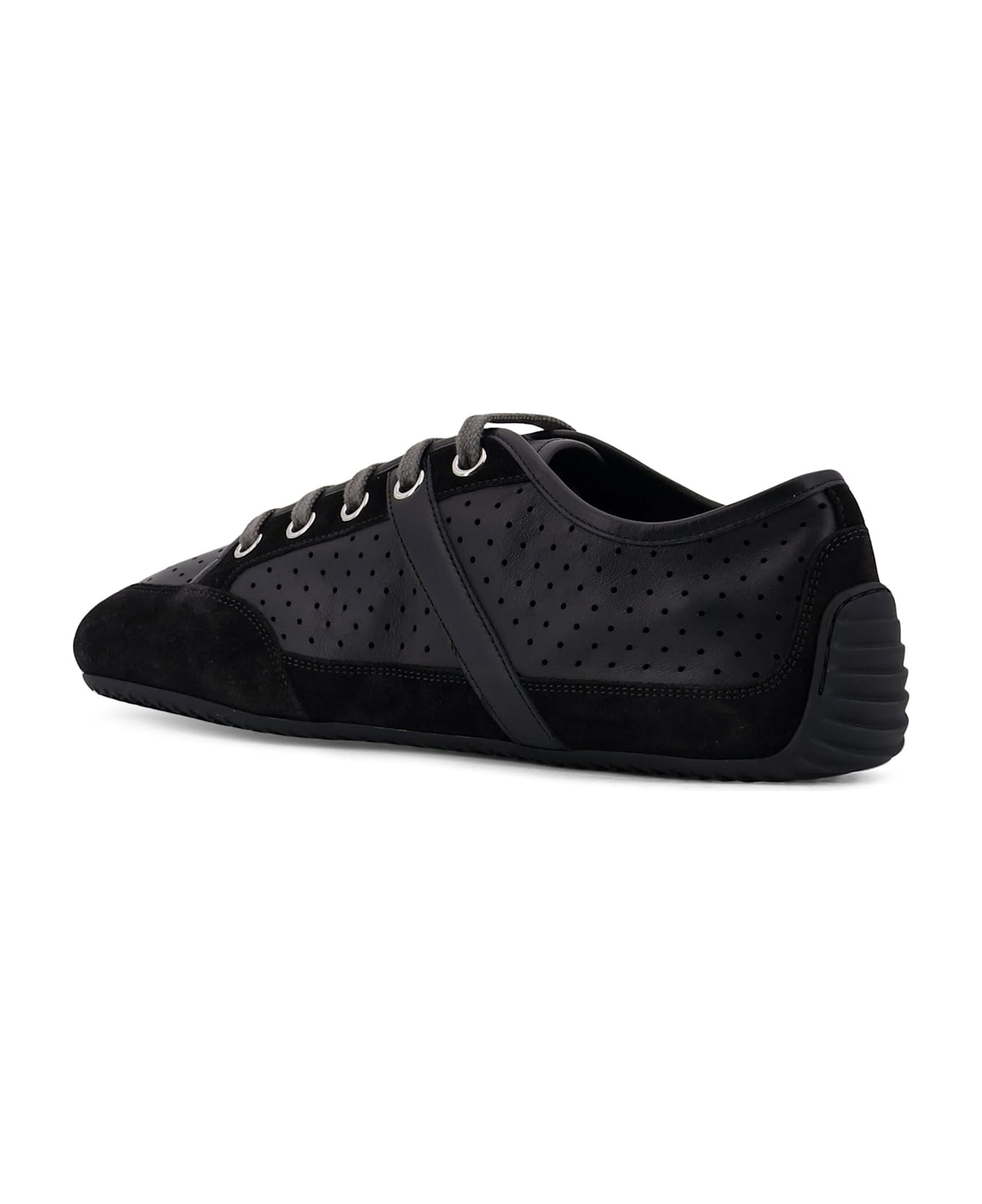 Givenchy Baskets Low-top Leather And Suede Sneakers - Black