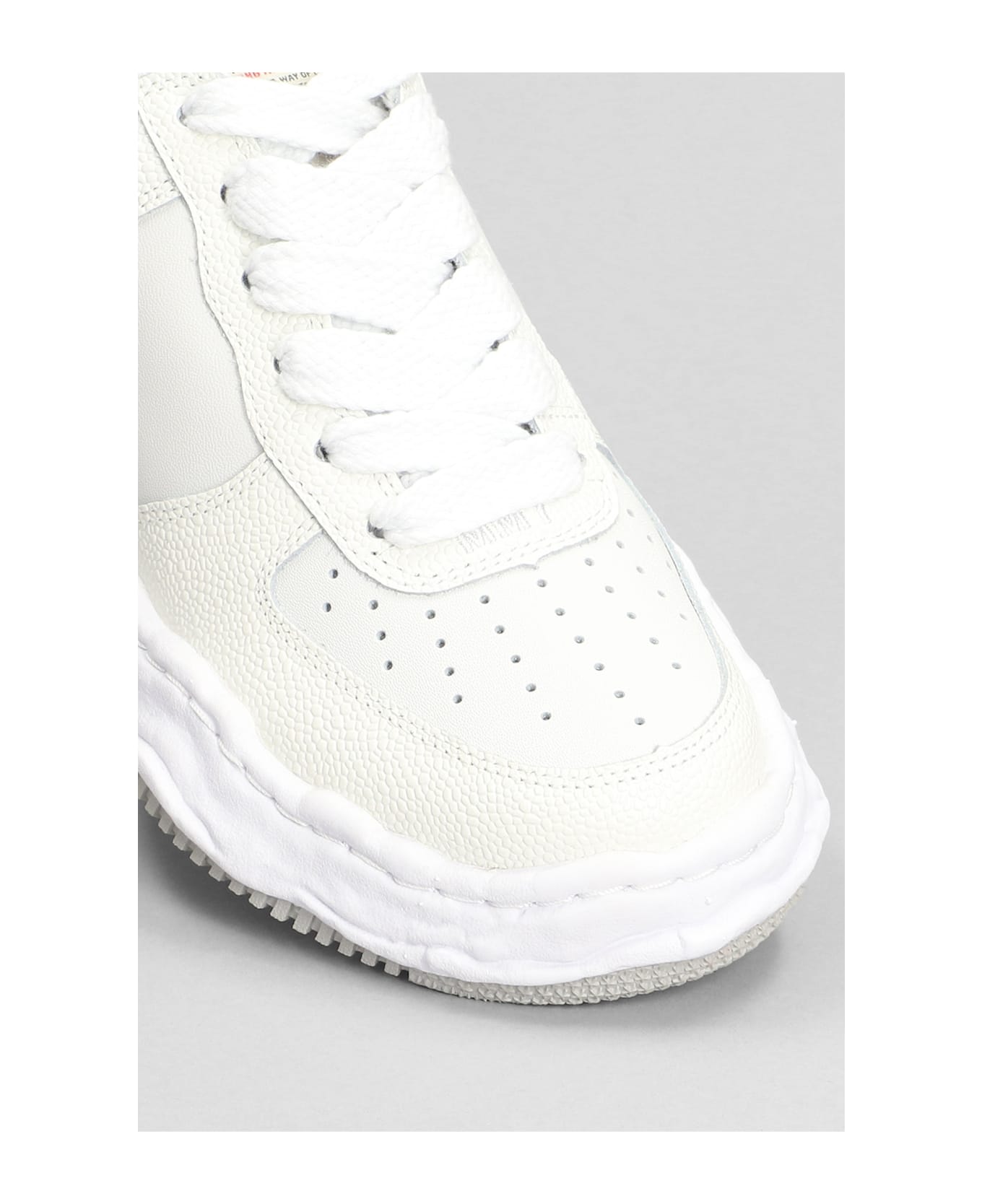 Mihara Yasuhiro Wayne Sneakers In White Leather - white