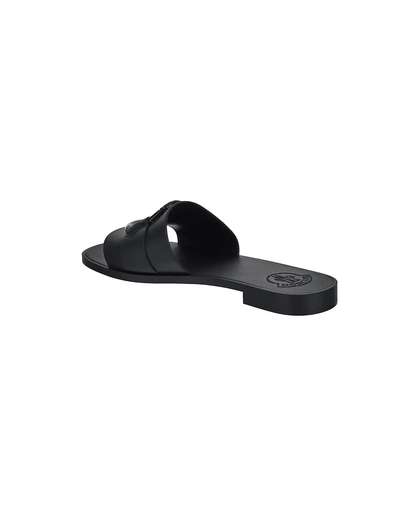 Moncler Mon Slide Sandal - Black