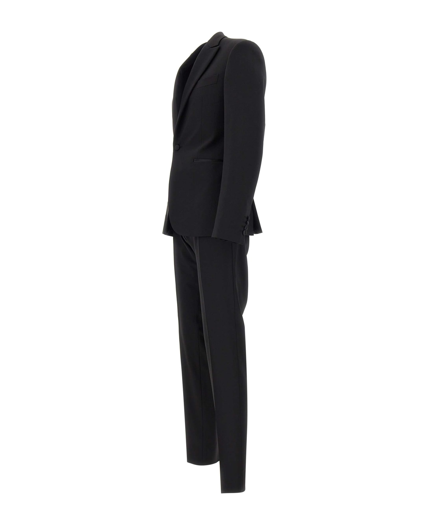 Emporio Armani Cool Wool Two-piece Formal Suit - BLACK スーツ