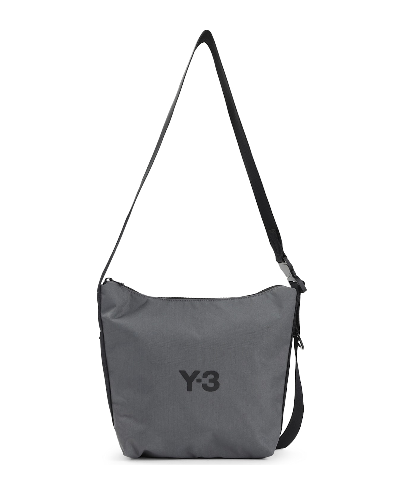 Y-3 Polyamide Cross Body Bag - Granite