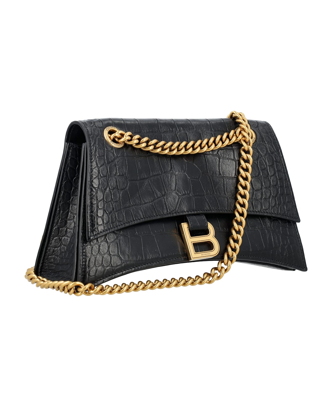 Balenciaga Crush Small Chain Bag - Black