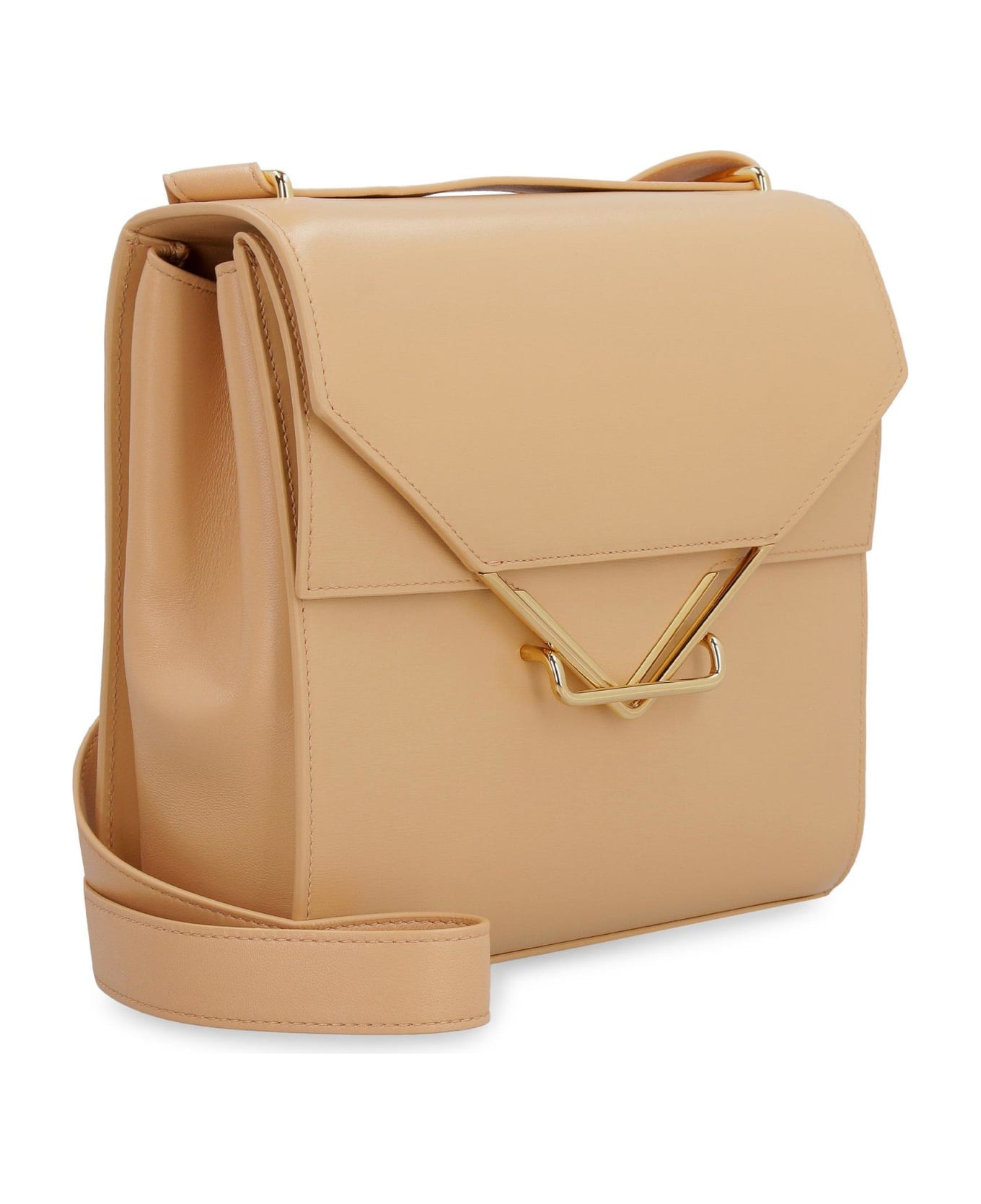Bottega Veneta The Clip Shoulder Bag - POWDER