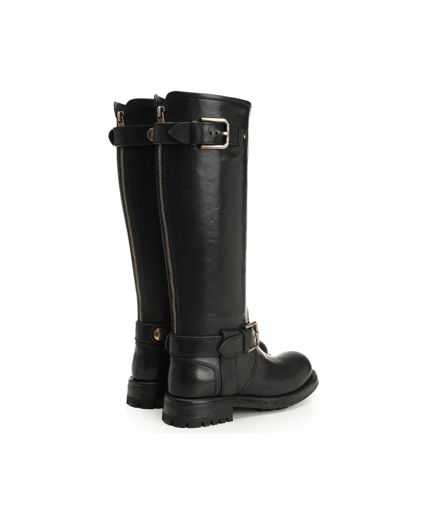 Dolce & Gabbana Biker Boot - NERO