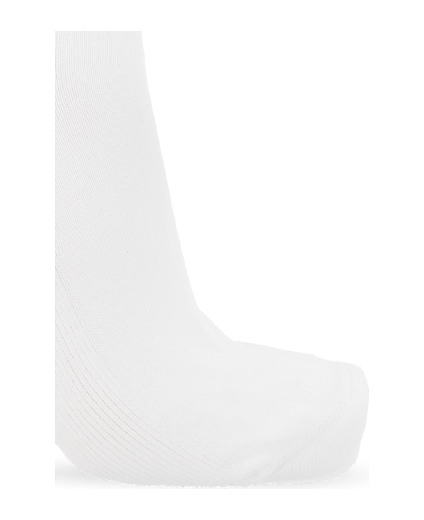 Balenciaga Branded Socks - WHITE