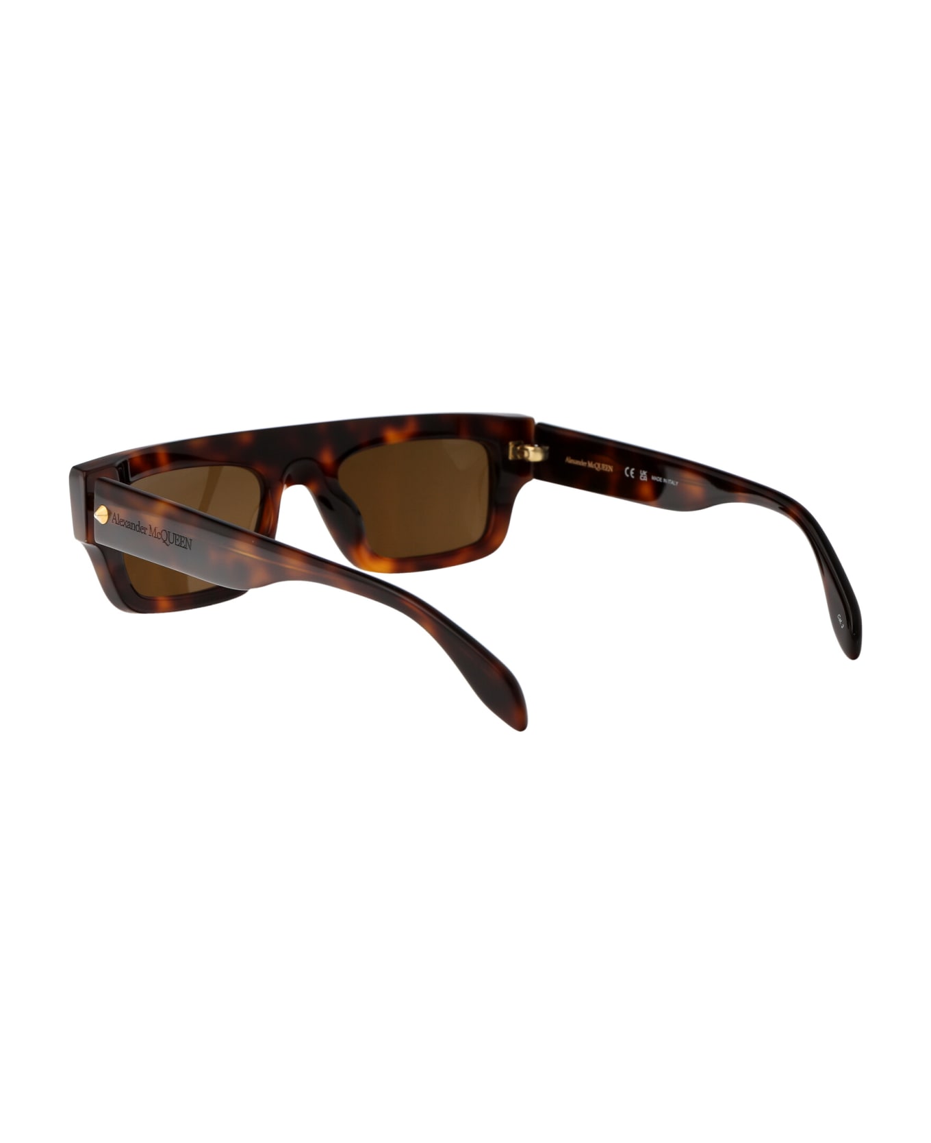 Alexander McQueen Eyewear Am0427s Sunglasses - 002 HAVANA HAVANA BROWN サングラス