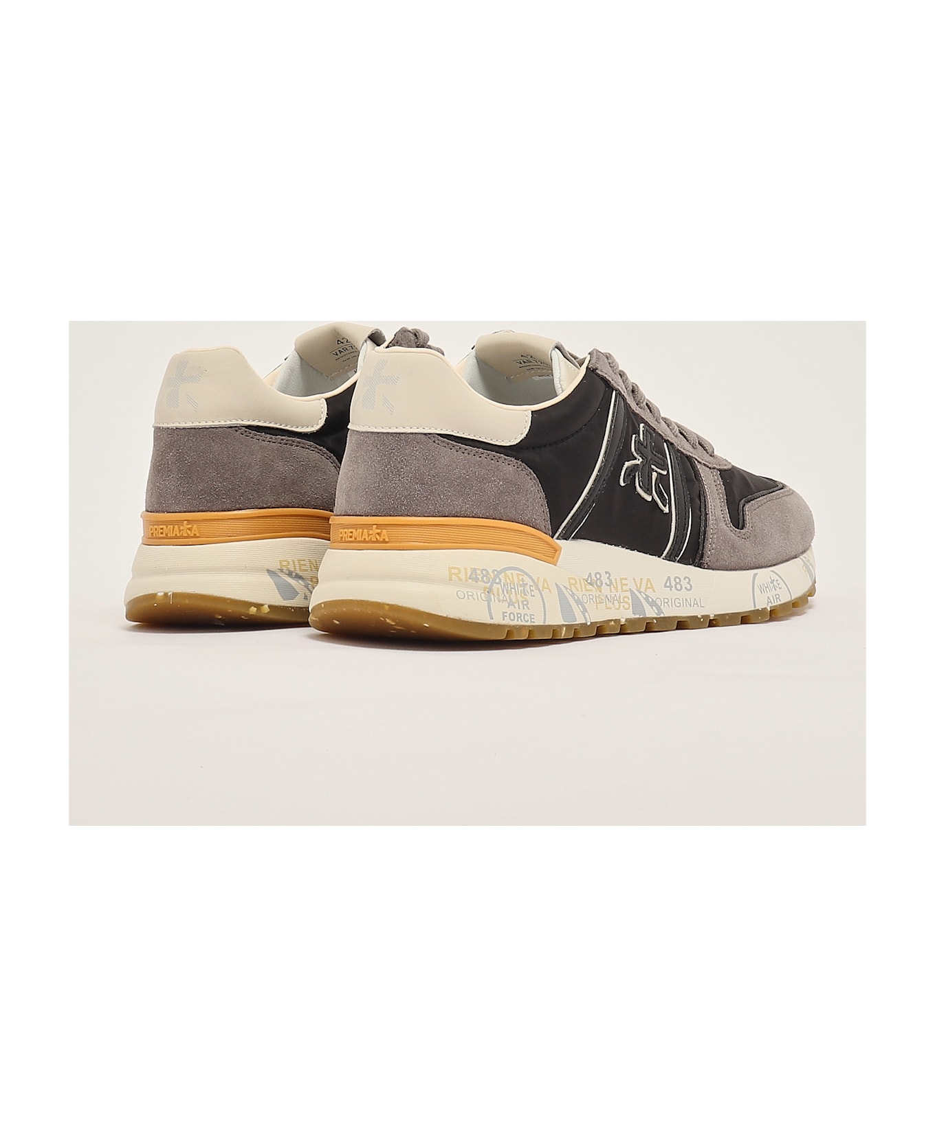Premiata Lander Var 7207 Sneaker - NERO-GRIGIO
