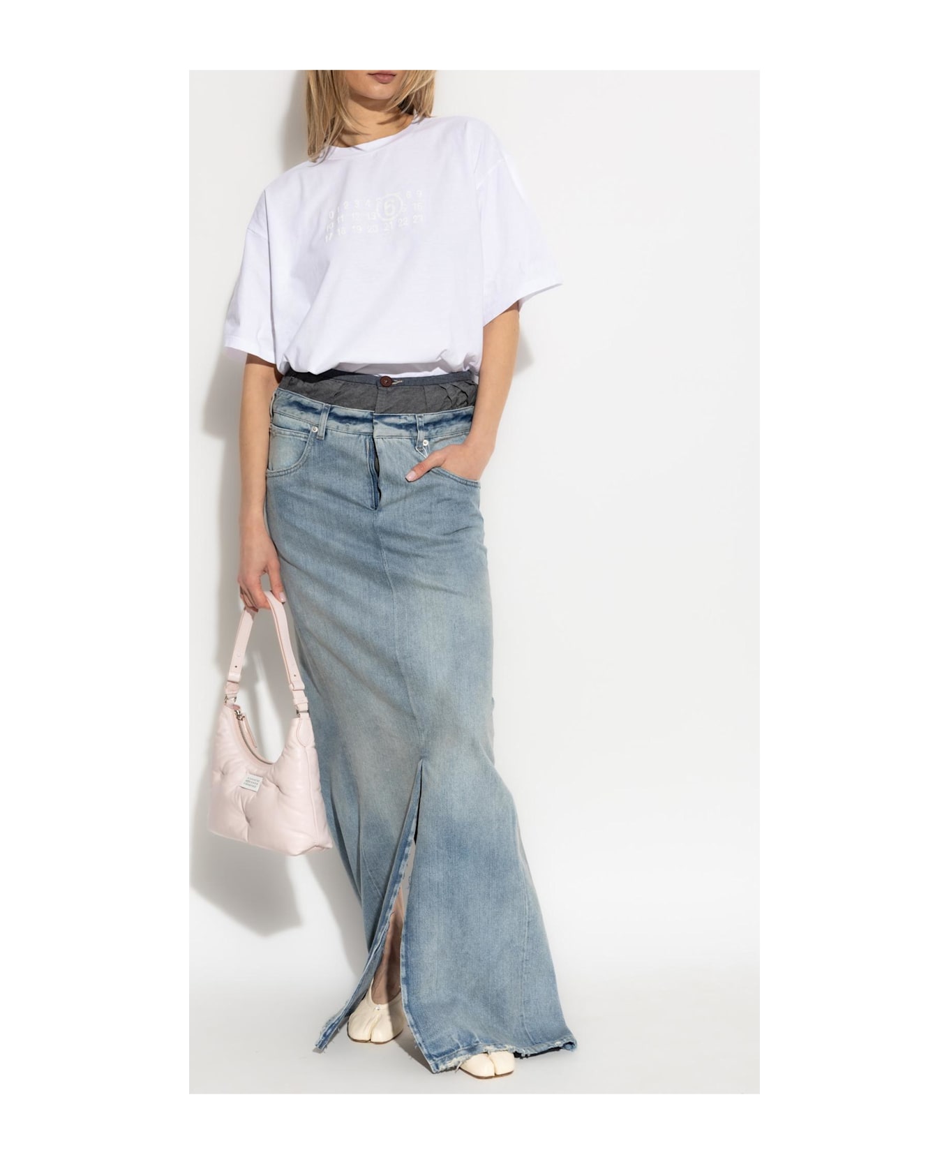 MM6 Maison Margiela Logo T-shirt - White