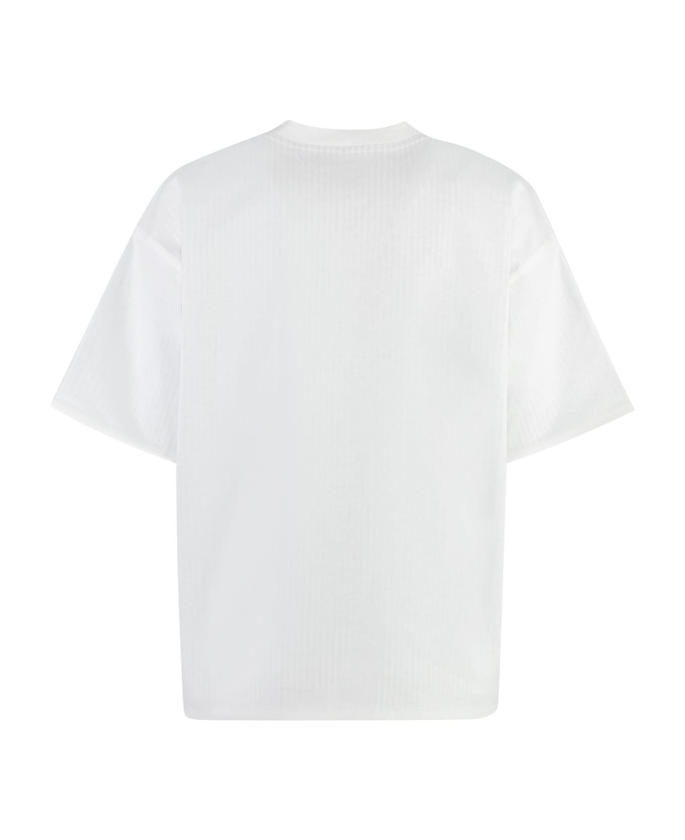 Bottega Veneta Cotton Crew-neck T-shirt - White Tシャツ