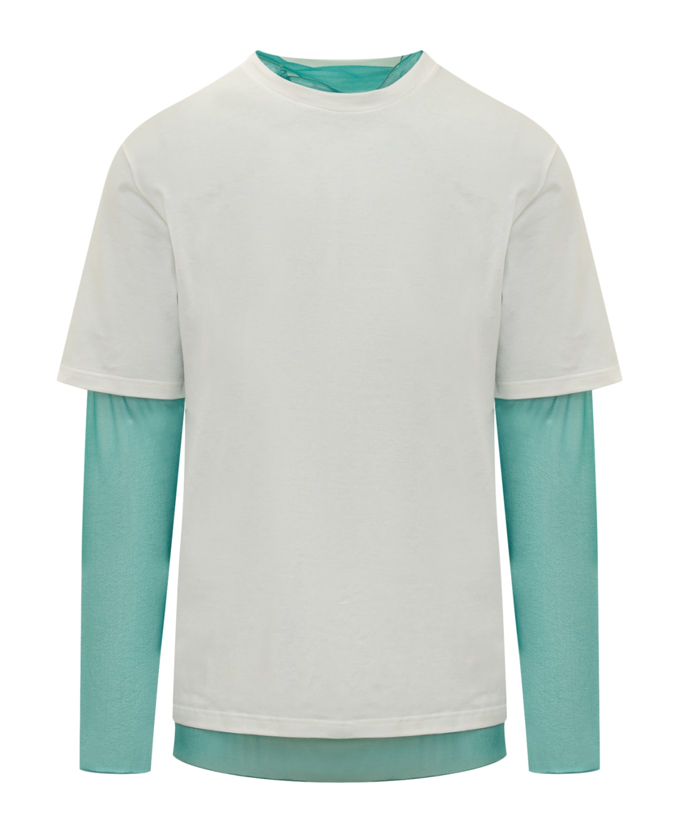 Jil Sander Layered T-shirt - CARRIBEAN BLUE
