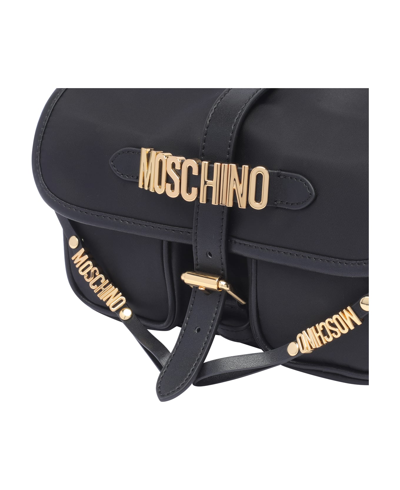 Moschino Black Nylon Bag - Black