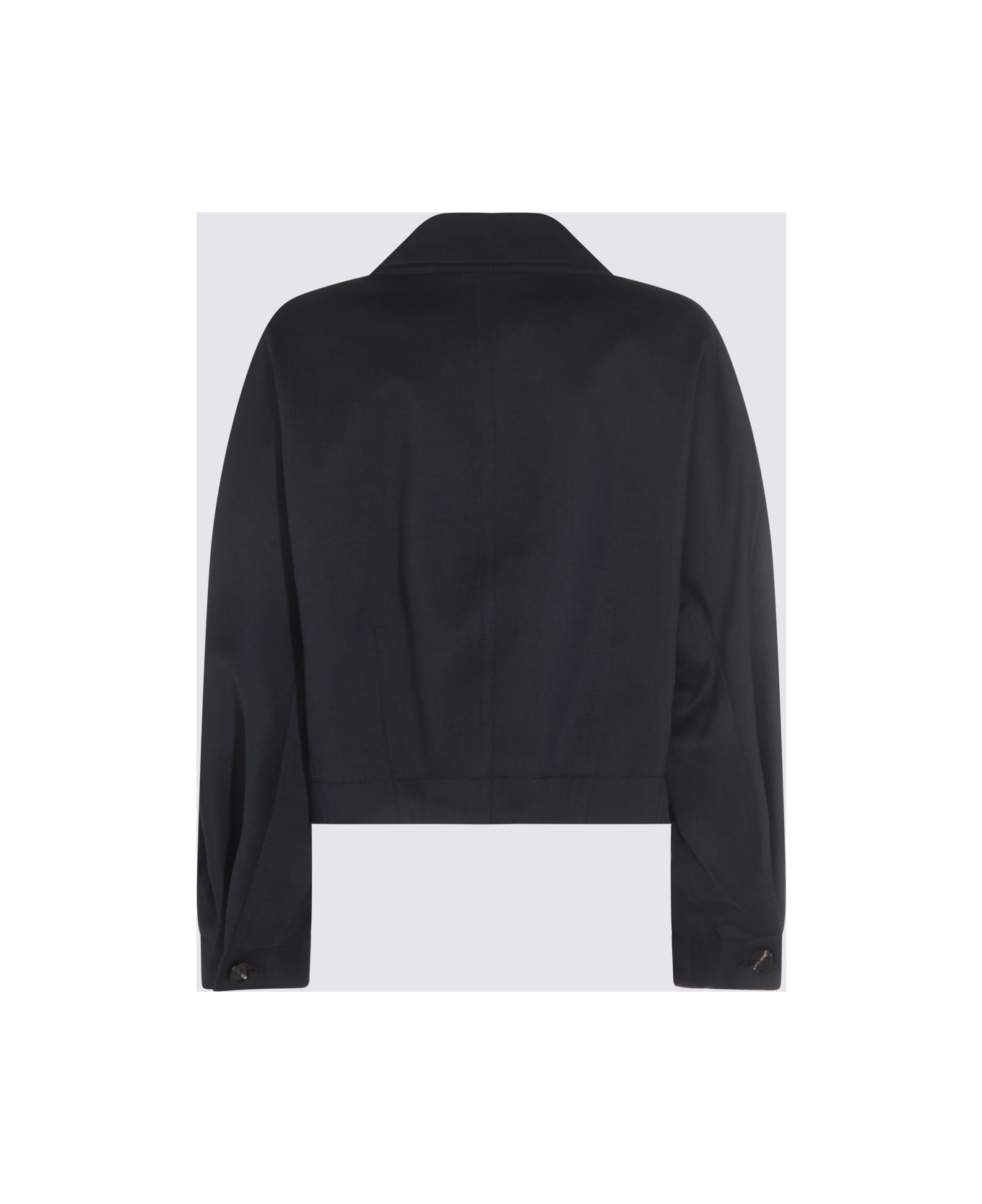 Bottega Veneta Blue Cotton Casual Jacket - Blue