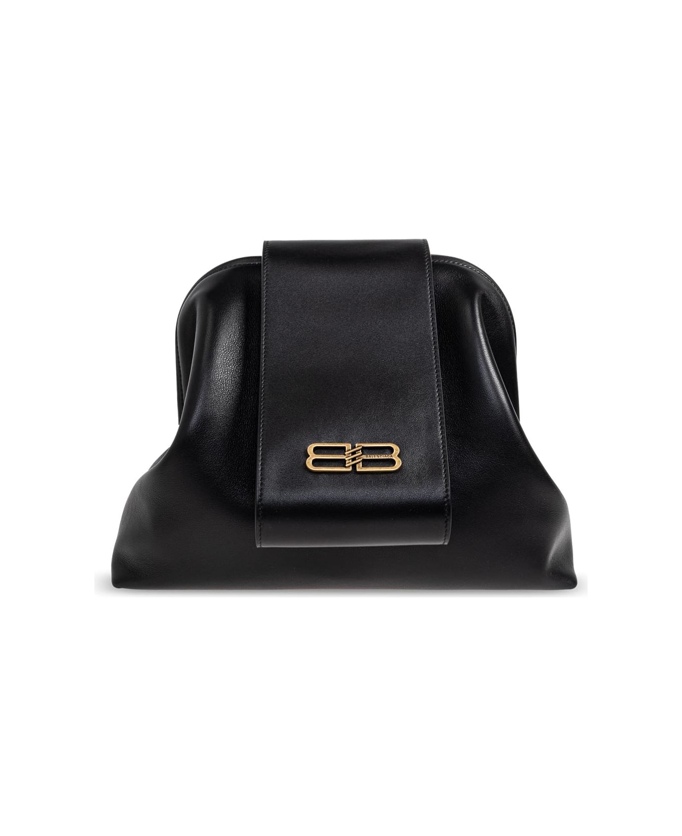 Balenciaga Leather Handbag - BLACK