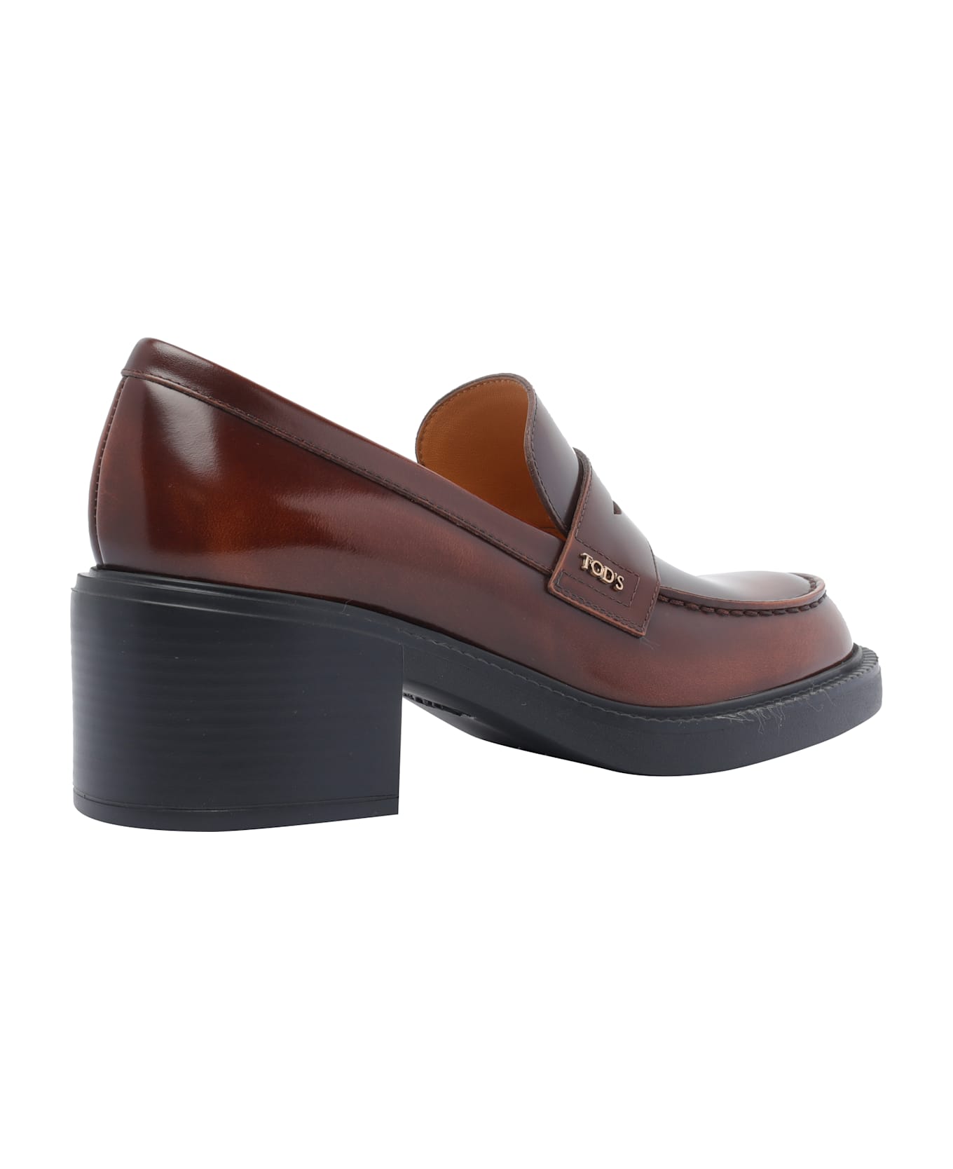 Tod
s Leather Pump Loafers - Red
