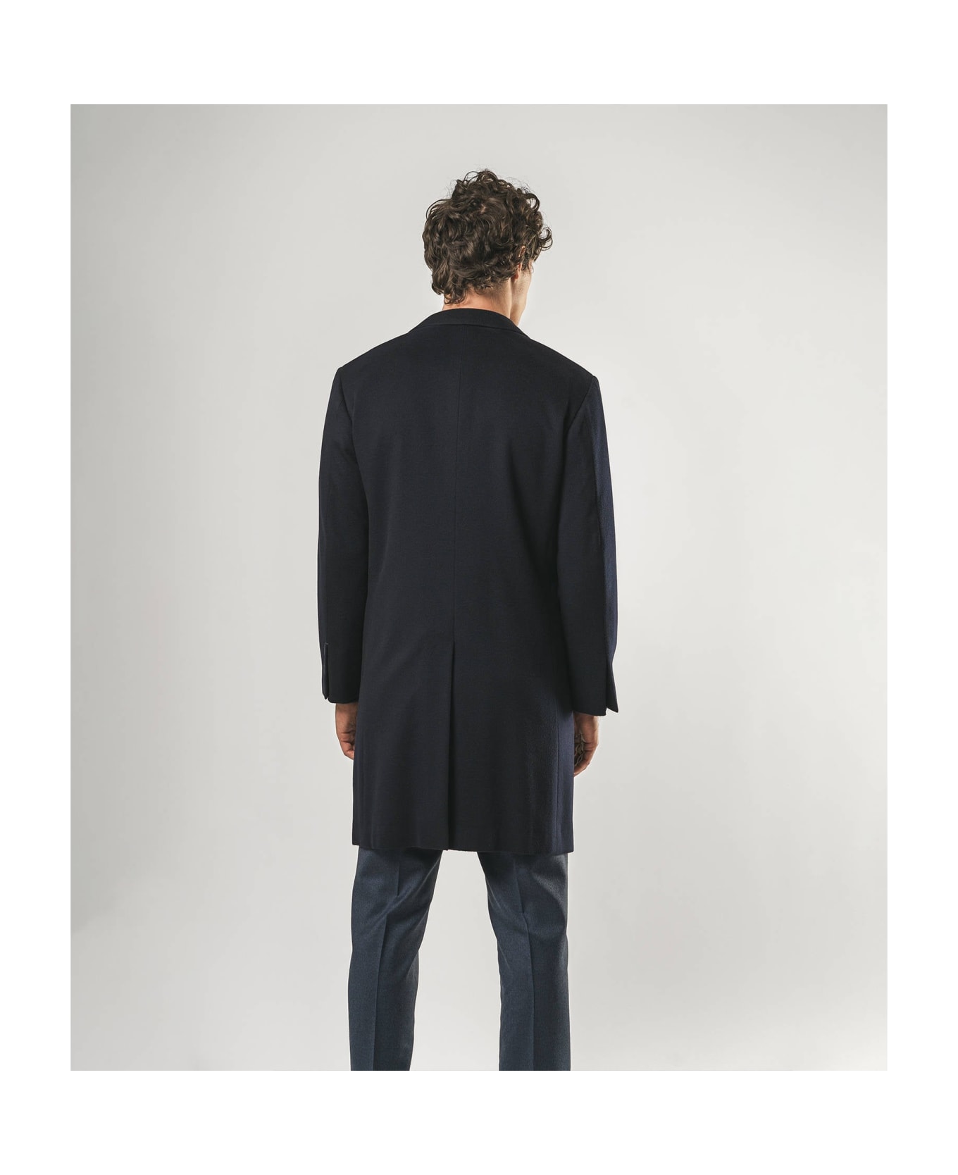 Larusmiani Tailored Coat Henry Coat - MidnightBlue