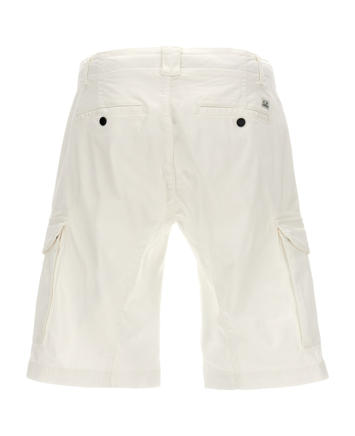 C.P. Company 'stretch Steen Cargo' Bermuda Shorts - White