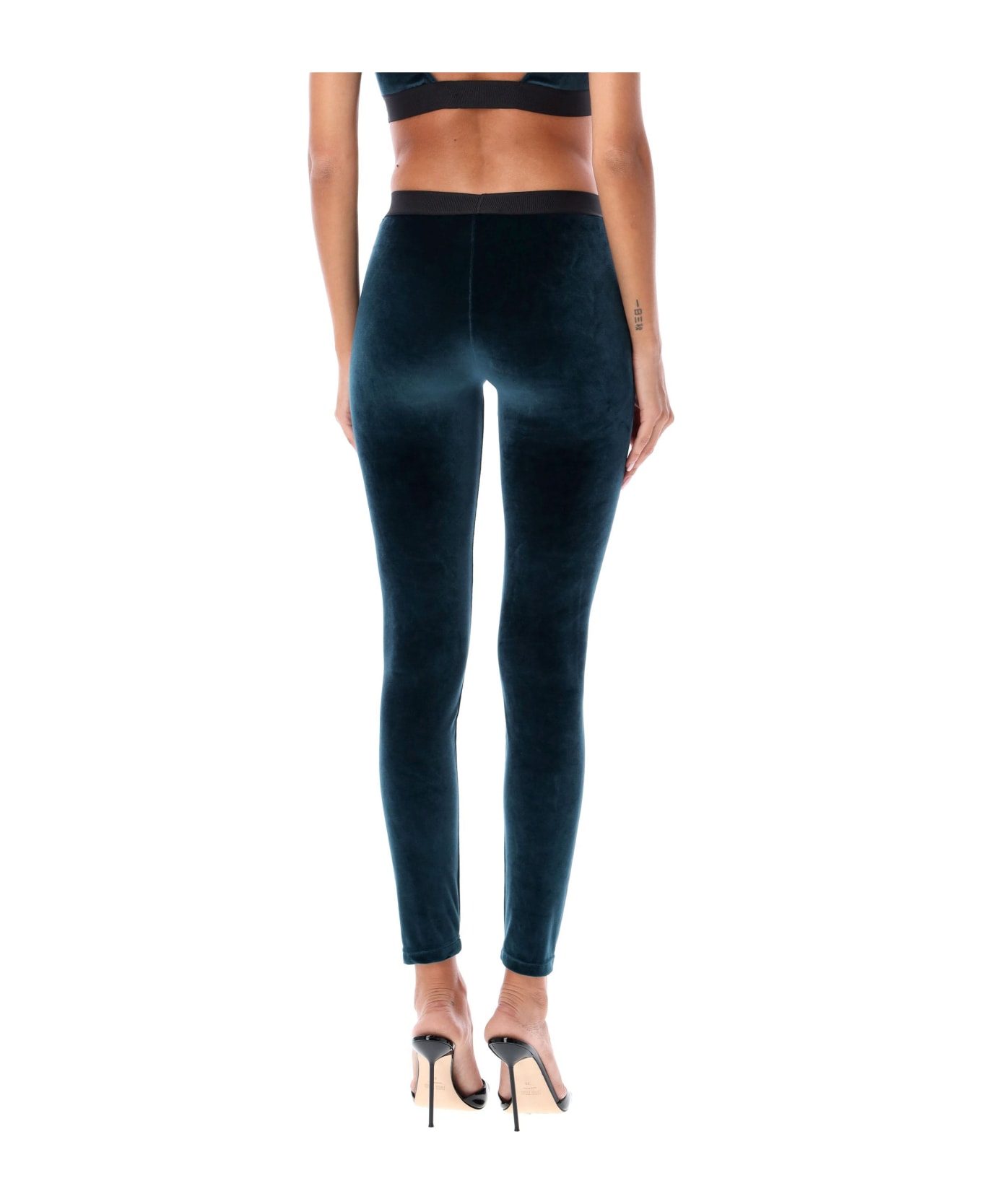 Tom Ford Branded Leggings - DARK EMERALD