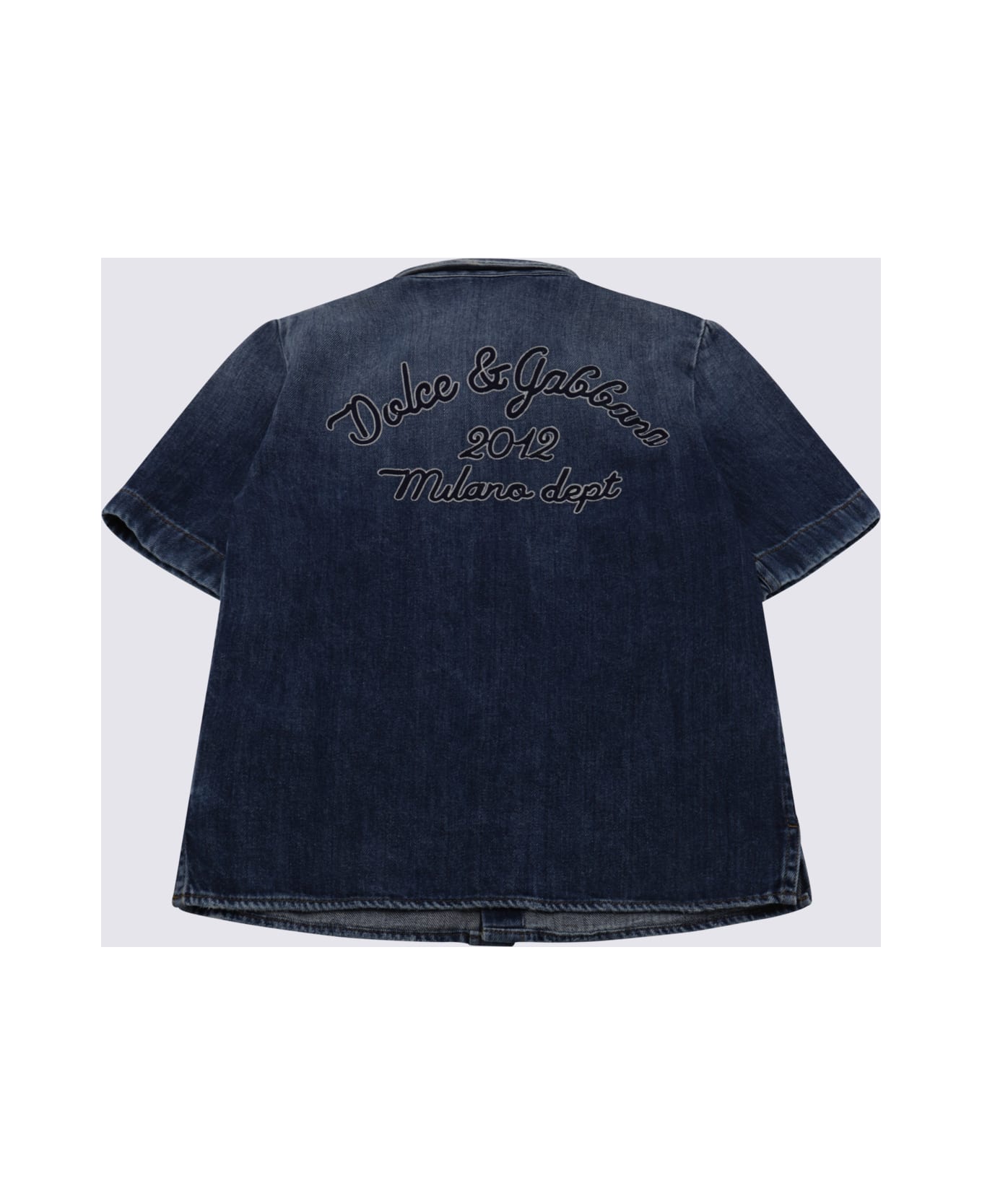 Dolce 
Gabbana Blue Cotton Shirt - Blue