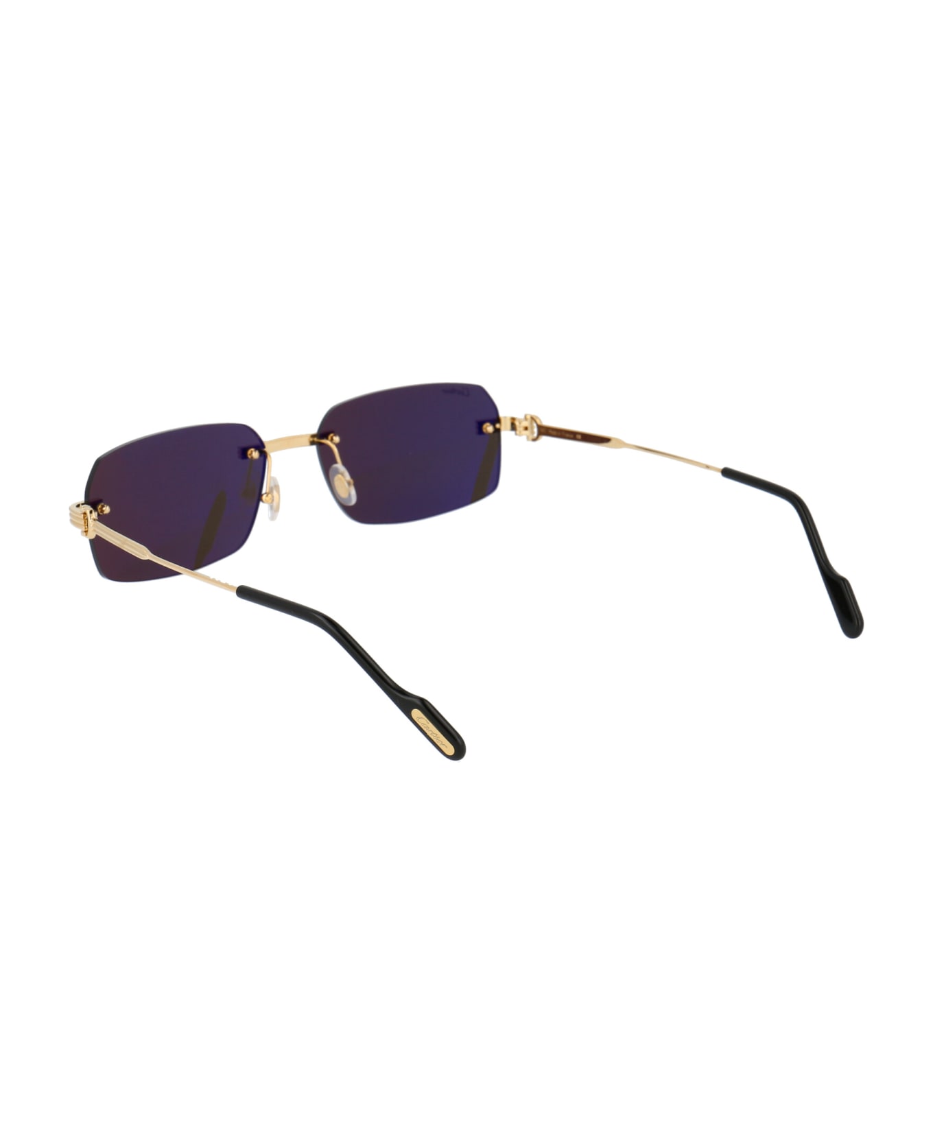 Cartier Eyewear Ct0271s Sunglasses - 001 GOLD GOLD GREY
