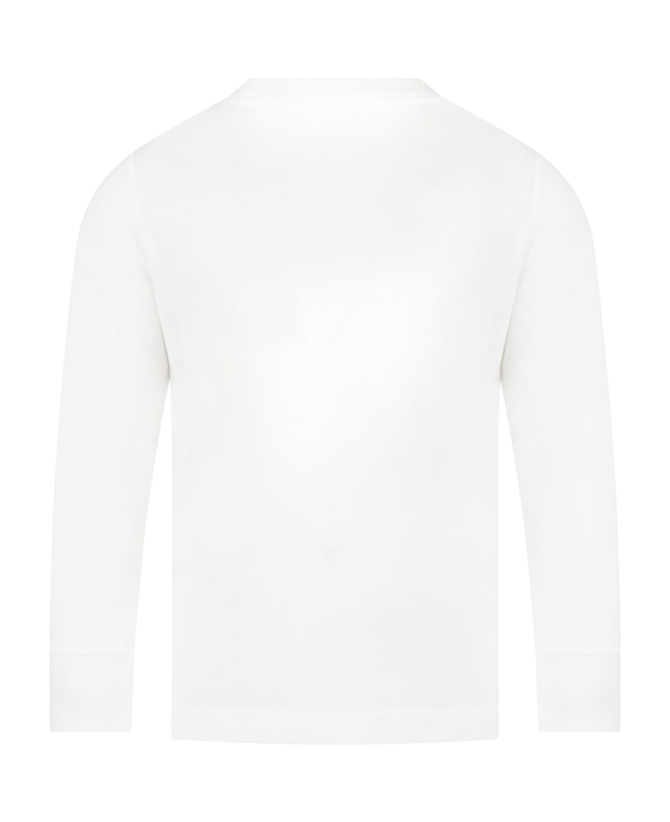 Levi's White T-shirt For Kids With Logo - White