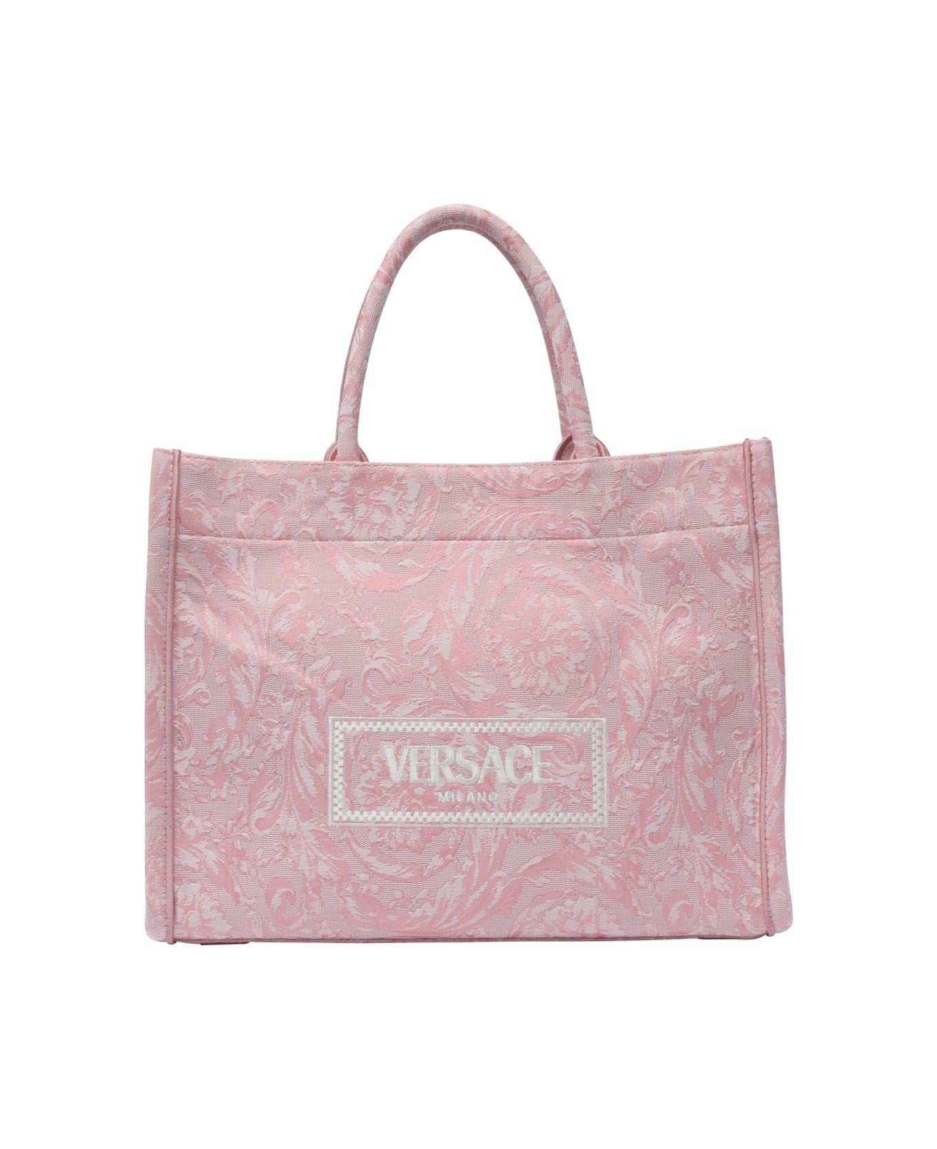 Versace Athena Barocco Shopper - Pink