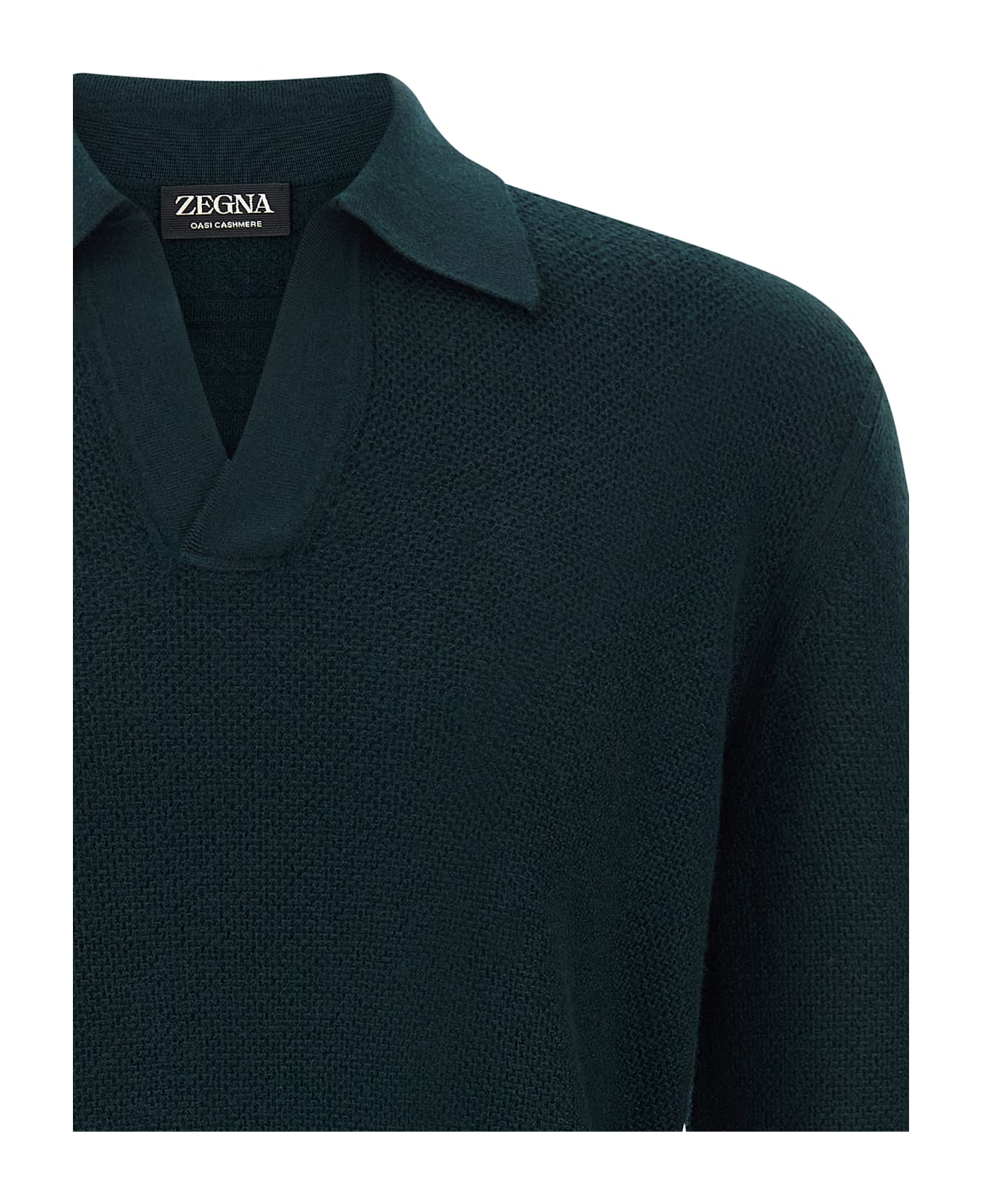 Zegna Polo Oasi Cashmere - Green